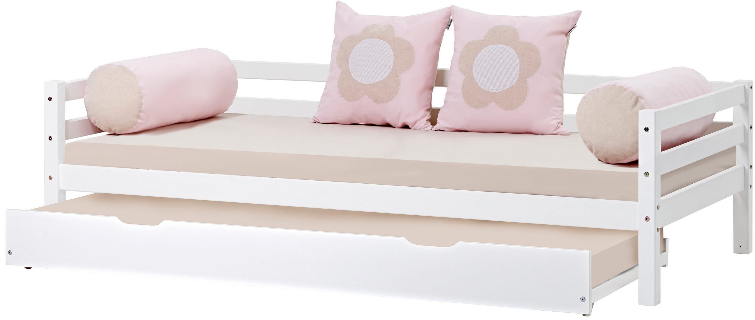 Sertar pat Hopekids cu somiera, pentru saltea 70x190 cm Arboteca