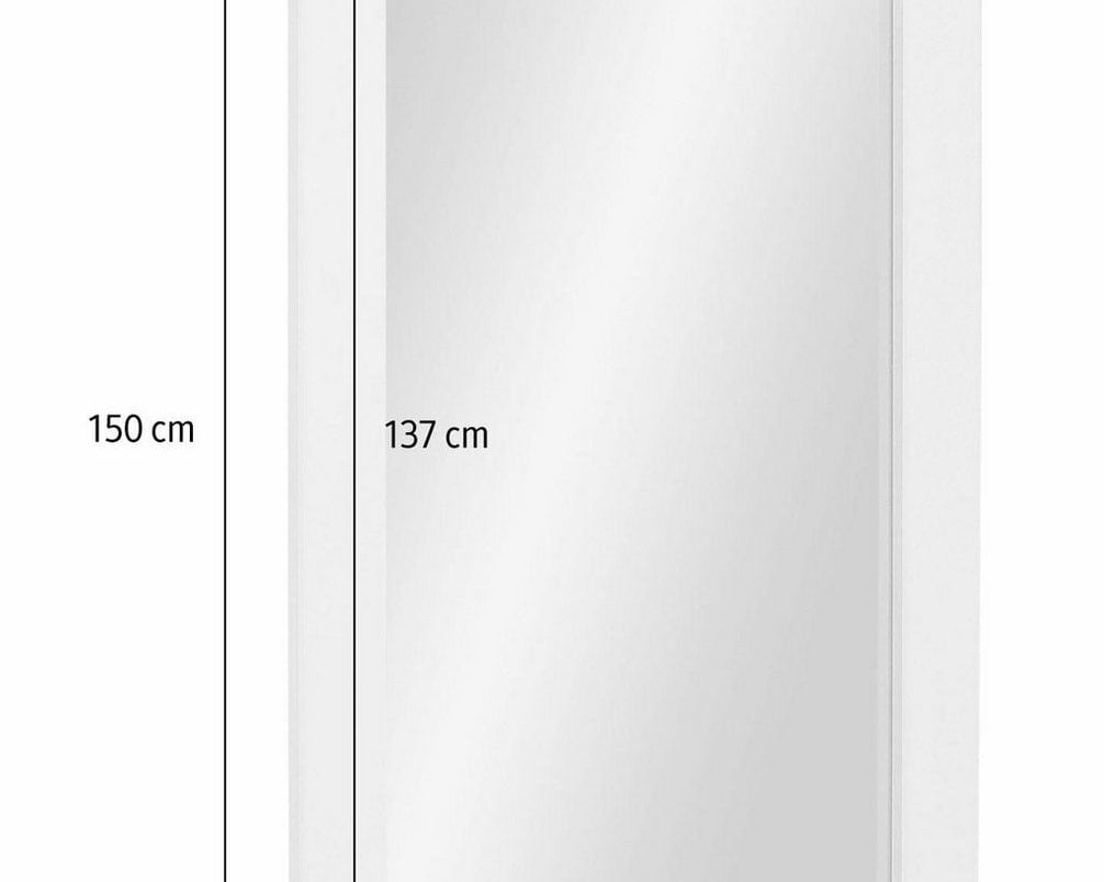 Oglindă Rondo cu ramă MDF, 50 × 150 cm Arboteca