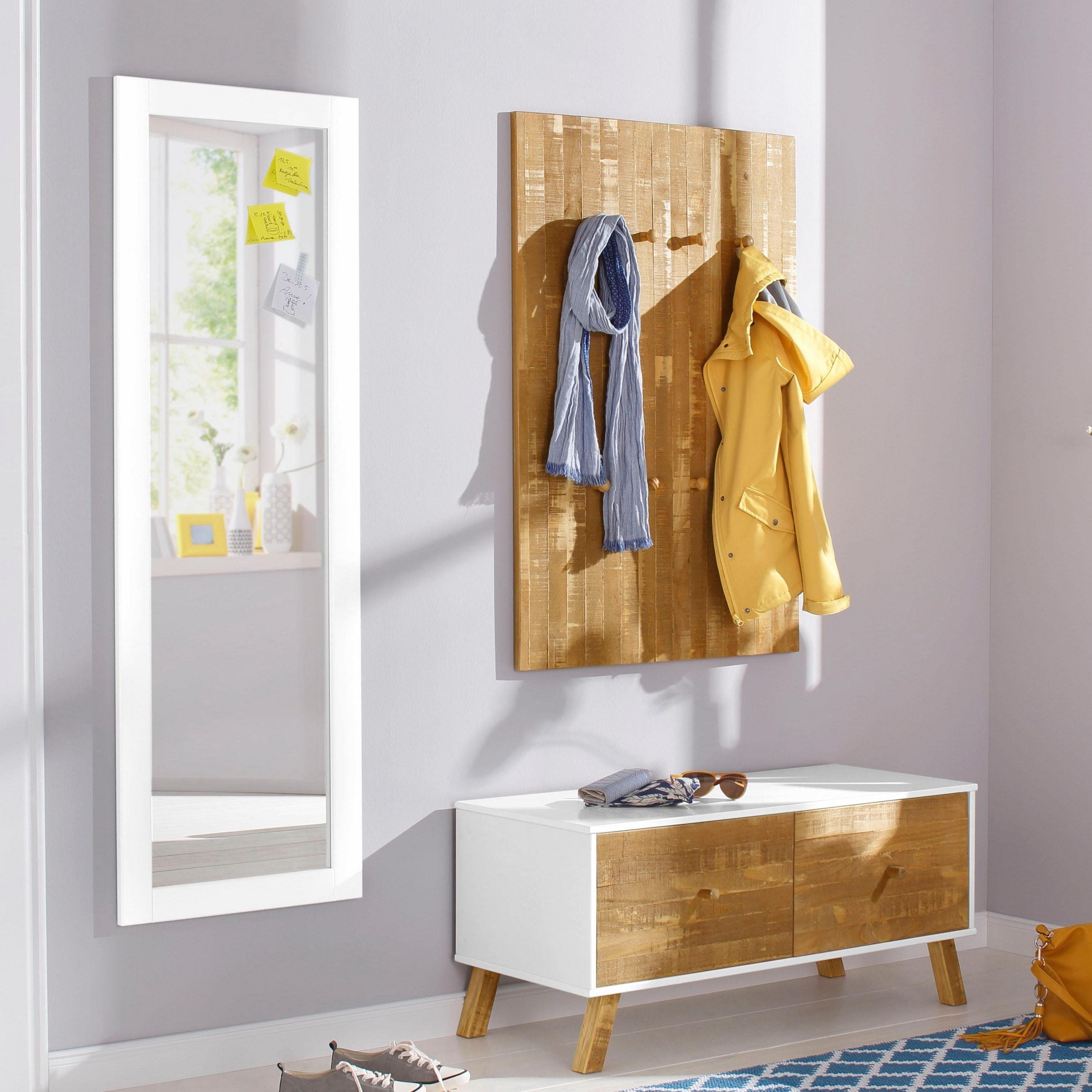 Oglindă Rondo cu ramă MDF, 50 × 150 cm Arboteca