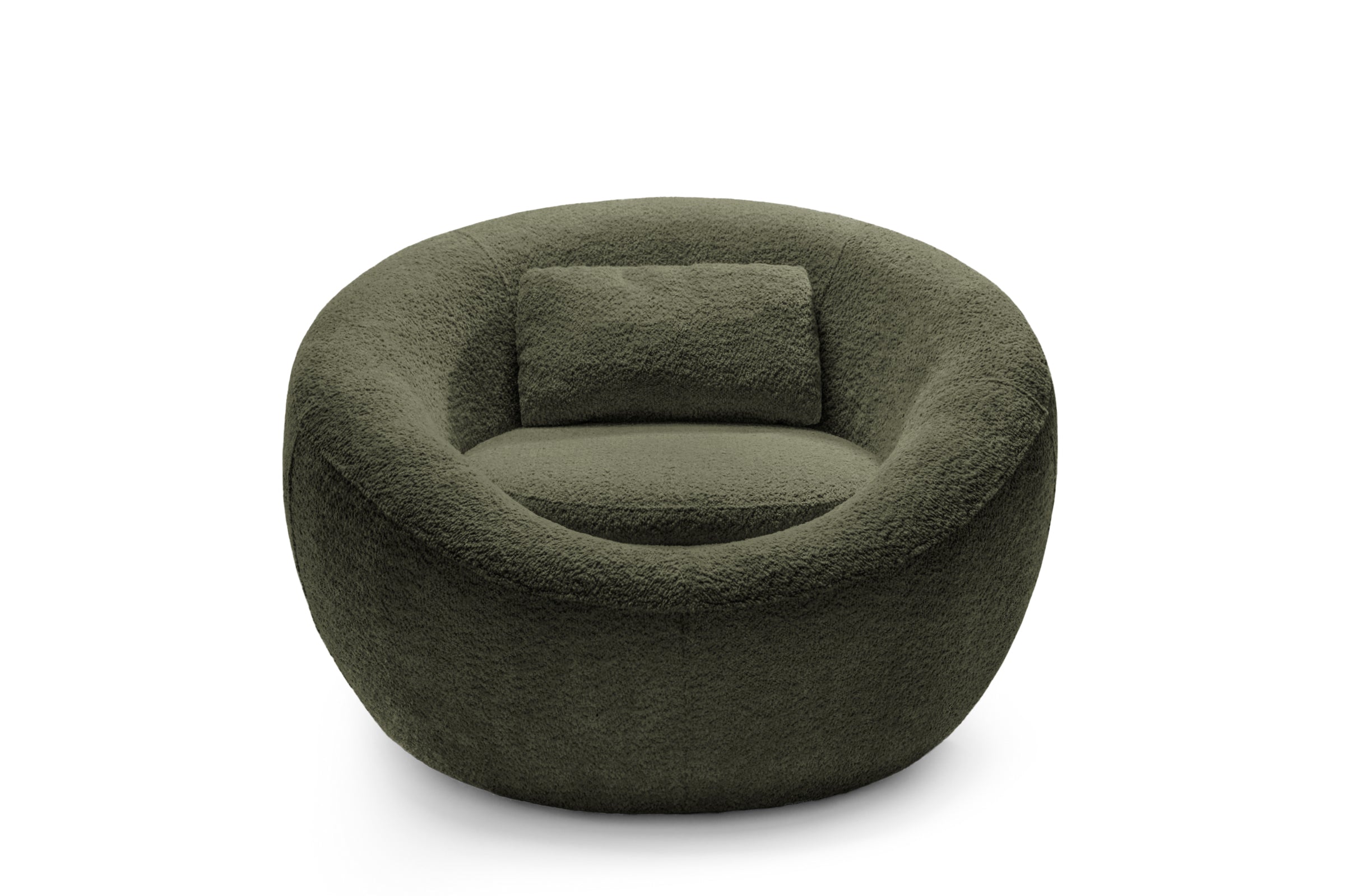 Fotoliu NIDO, suport lombar, 70x70x90 cm Verde-Anthology Arboteca
