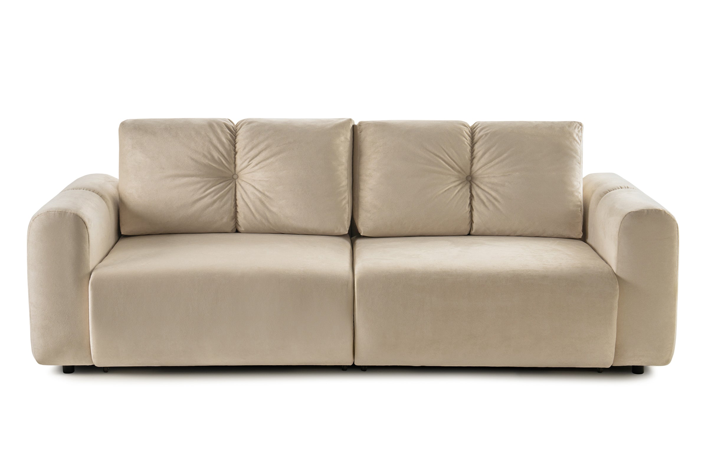 Canapea Extensibilă 3 locuri GEORGIA, cu 2 lăzi depozitare, 248x110x90 cm #color_Bej-Havana