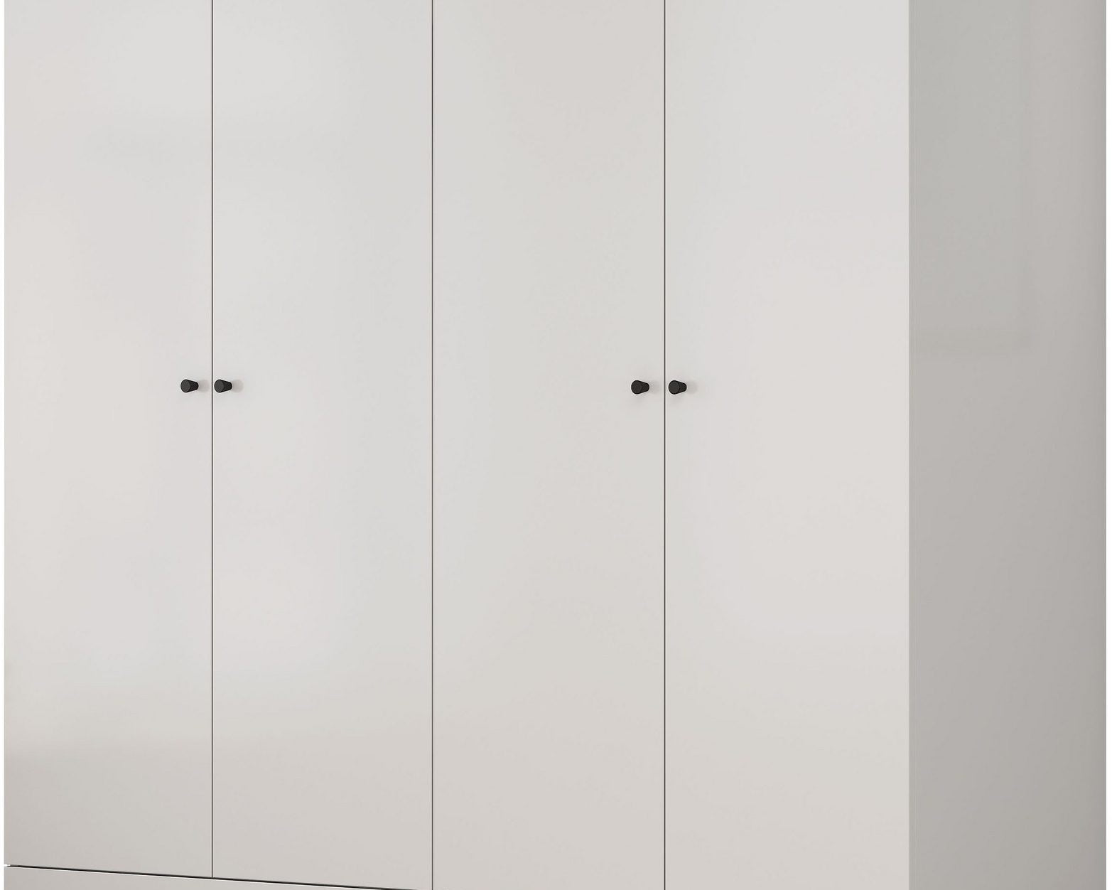 Garderobă OSLO, stil scandinav-boho, 8 uși, PAL FSC®, 160×52×240 cm Arboteca