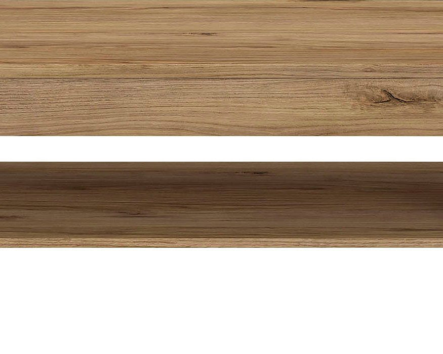 Masuță de cafea PAL Forte, cu raft, aspect lemn, 110x60x45,5 cm Arboteca