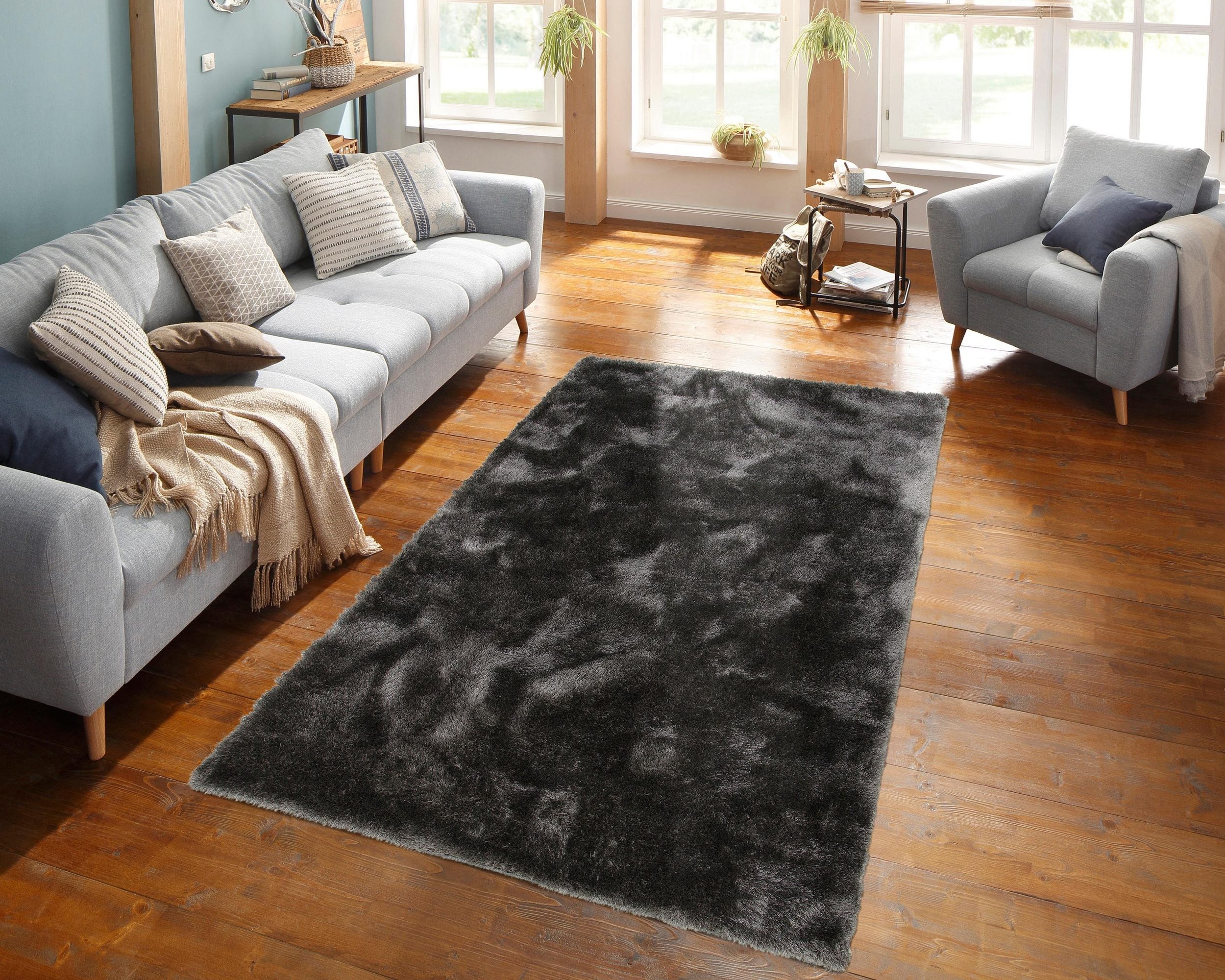 Covor Mikro Soft Super, fir înalt și moale, 160 x 230 cm Arboteca
