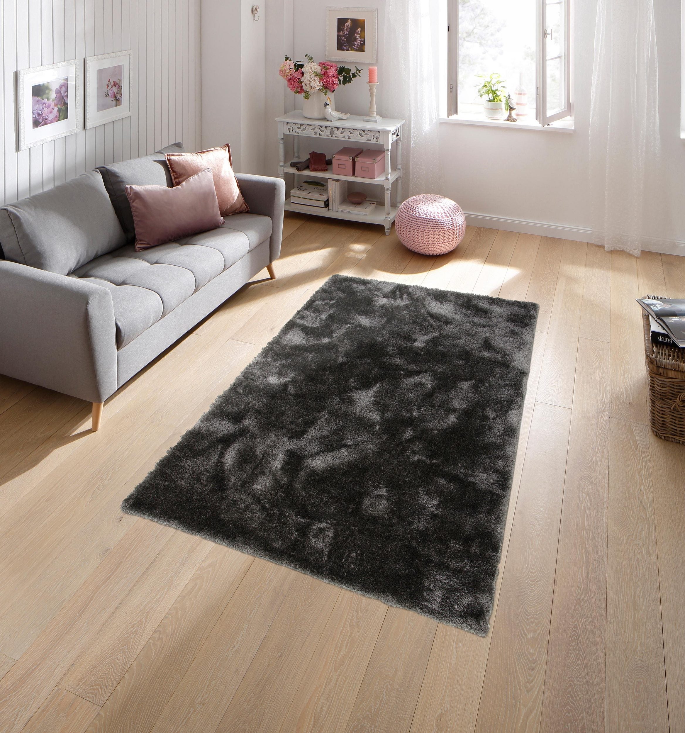 Covor Mikro Soft Super, fir înalt și moale, 160 x 230 cm Arboteca