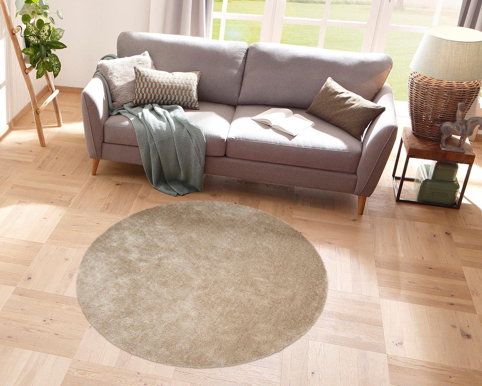 Covor Dana rotund, diametru 140 cm Arboteca