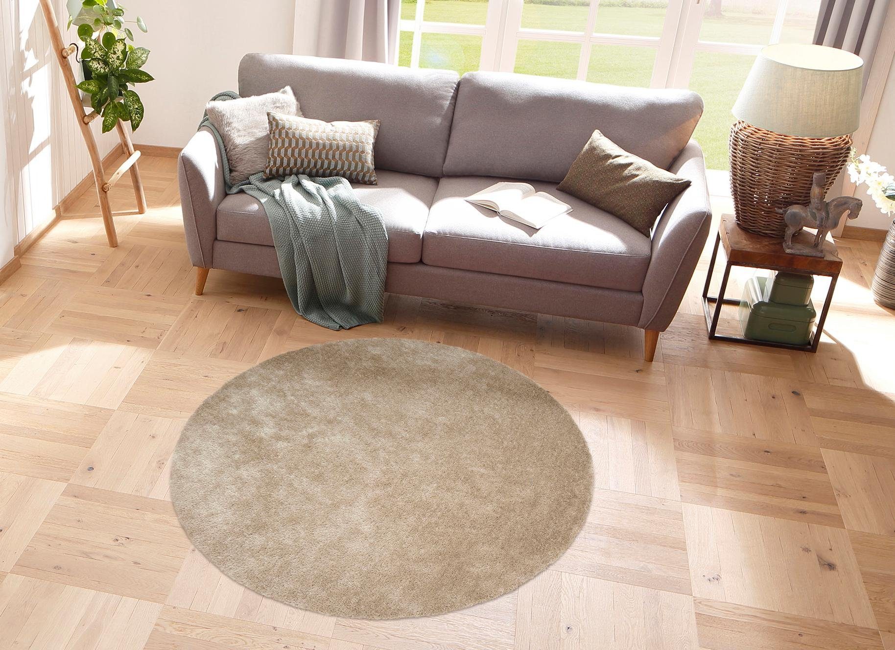 Covor Dana rotund, diametru 140 cm Arboteca