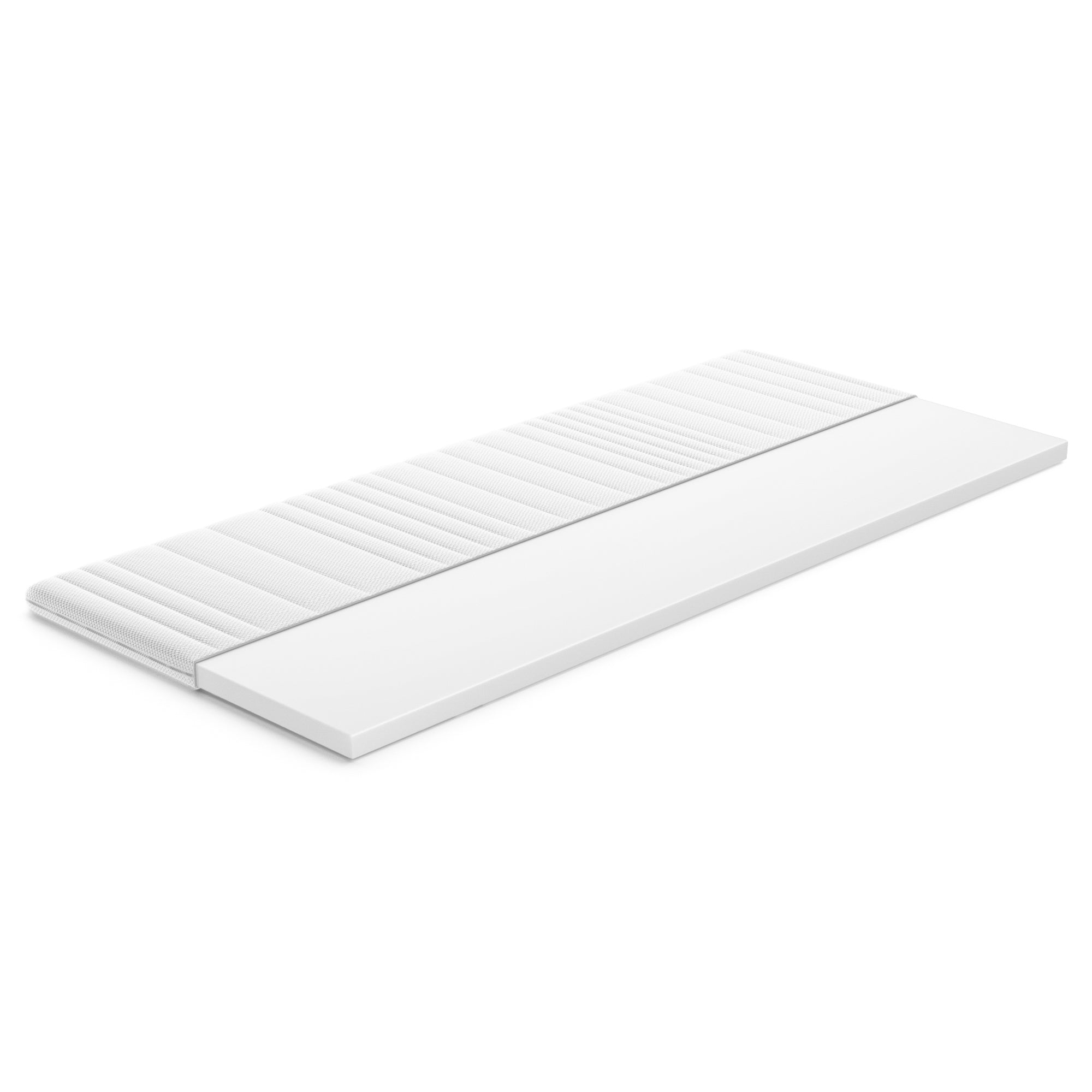 Topper saltea Classic, cu spumă poliuretanică, husă antialergică și lavabilă, Grosime: 5 cm - Prestige Home