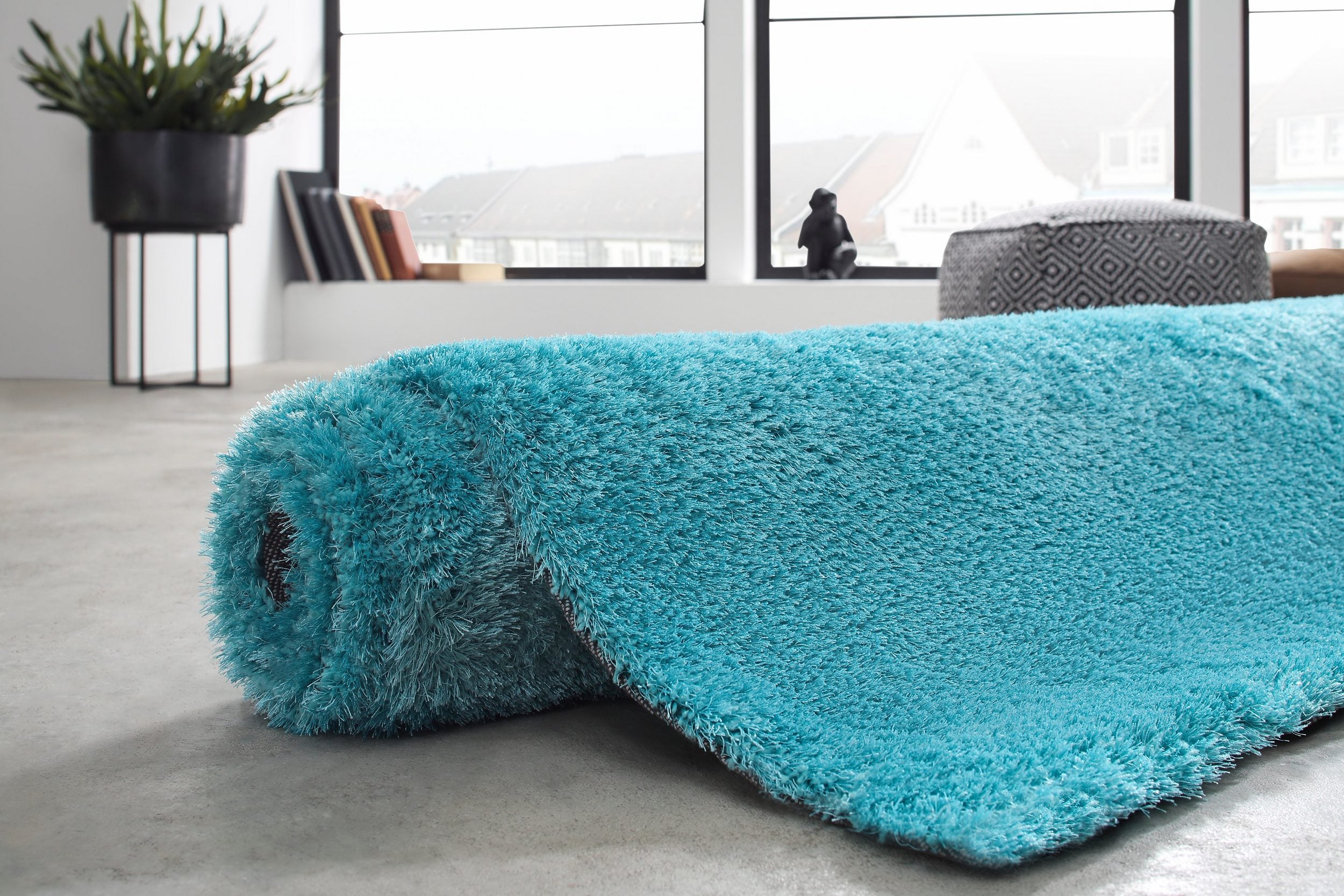 Covor Dana – extra moale, grosime 30 mm, 240x320 cm, culoare benzină Arboteca