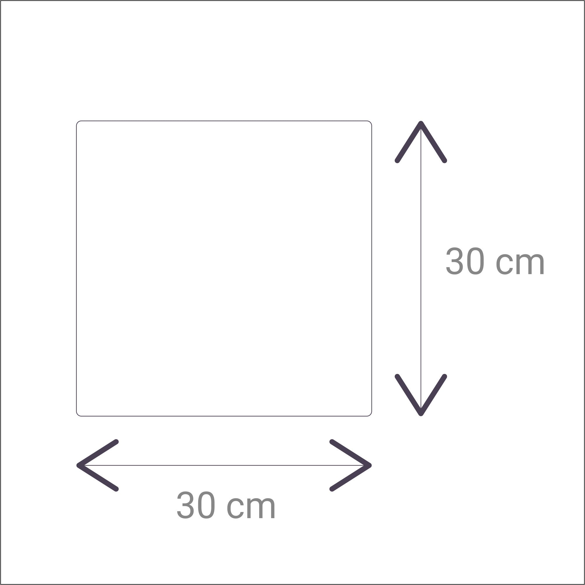 Panou decorativ tapițat verde 30 x 30 cm Arboteca