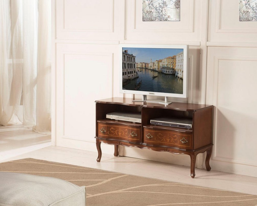 Comodă TV Vivaldi 110 cm, lemn masiv nuc Arboteca