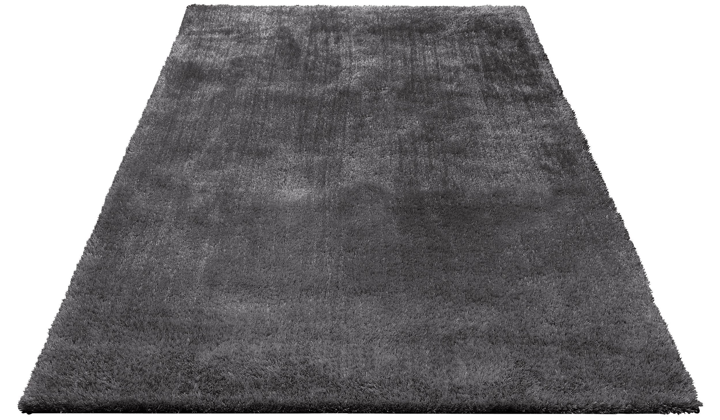 Covor Shaggy Dana, fir înalt și moale, gri, 300 x 400 cm Arboteca