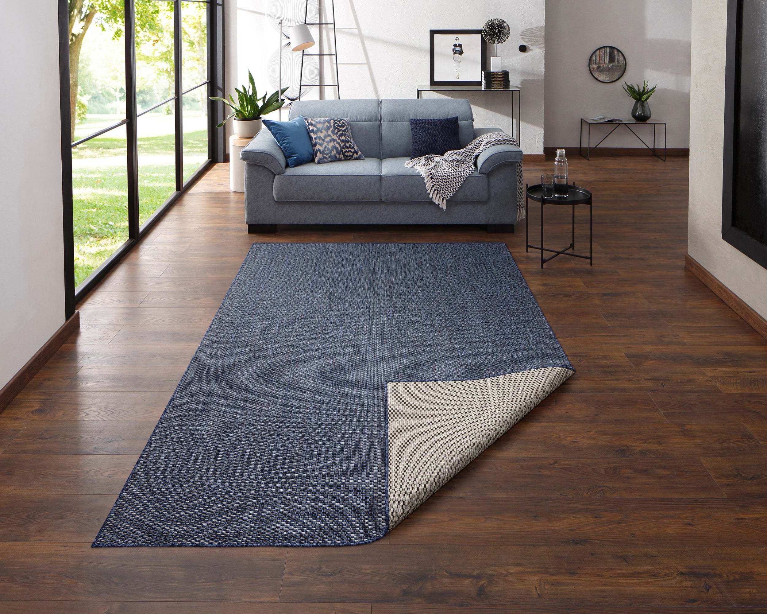 Covor Rhodos 240x320 cm, bleumarin Arboteca