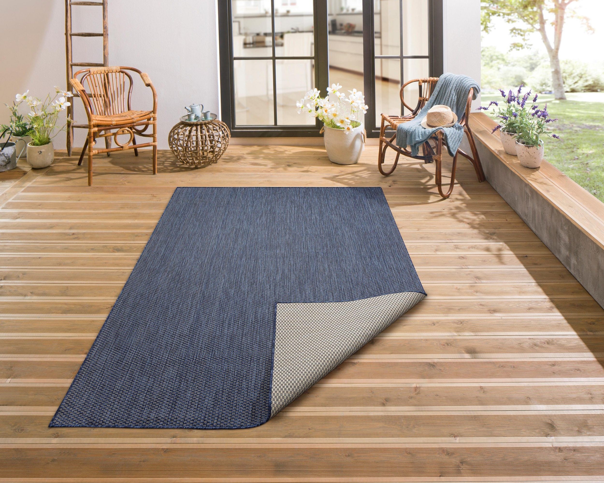 Covor Rhodos 240x320 cm, bleumarin Arboteca