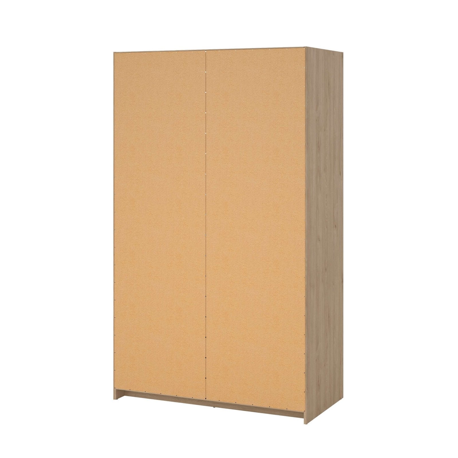 Dulap Naia cu uși glisante și 3 sertare, aspect lemn, 118×200×60 cm Arboteca