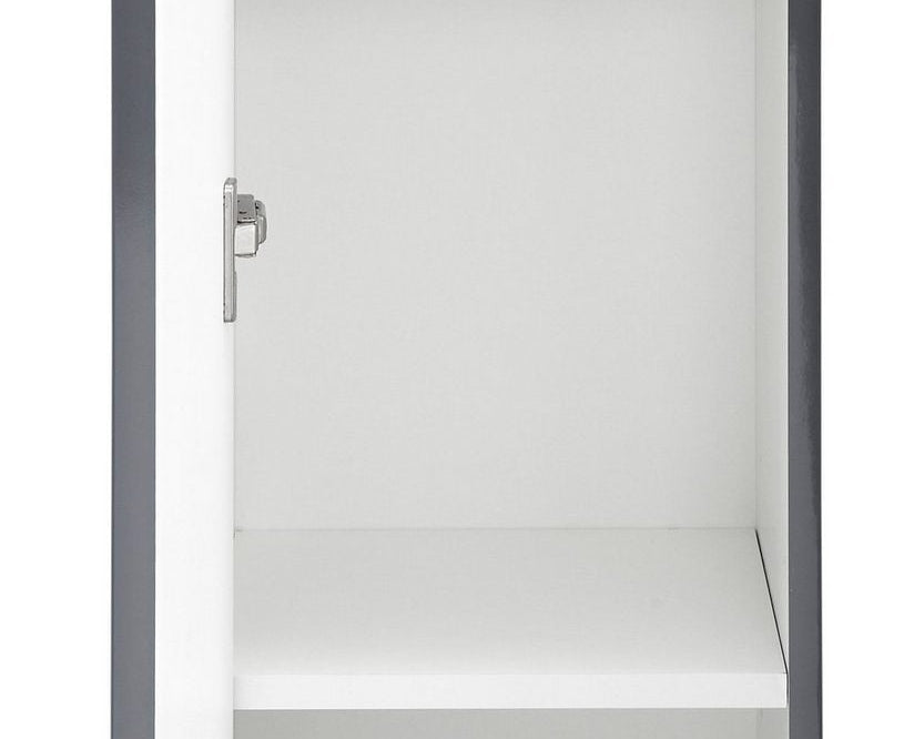 Dulapior de baie inalt Opal, cu inchidere silentioasa soft-close Arboteca