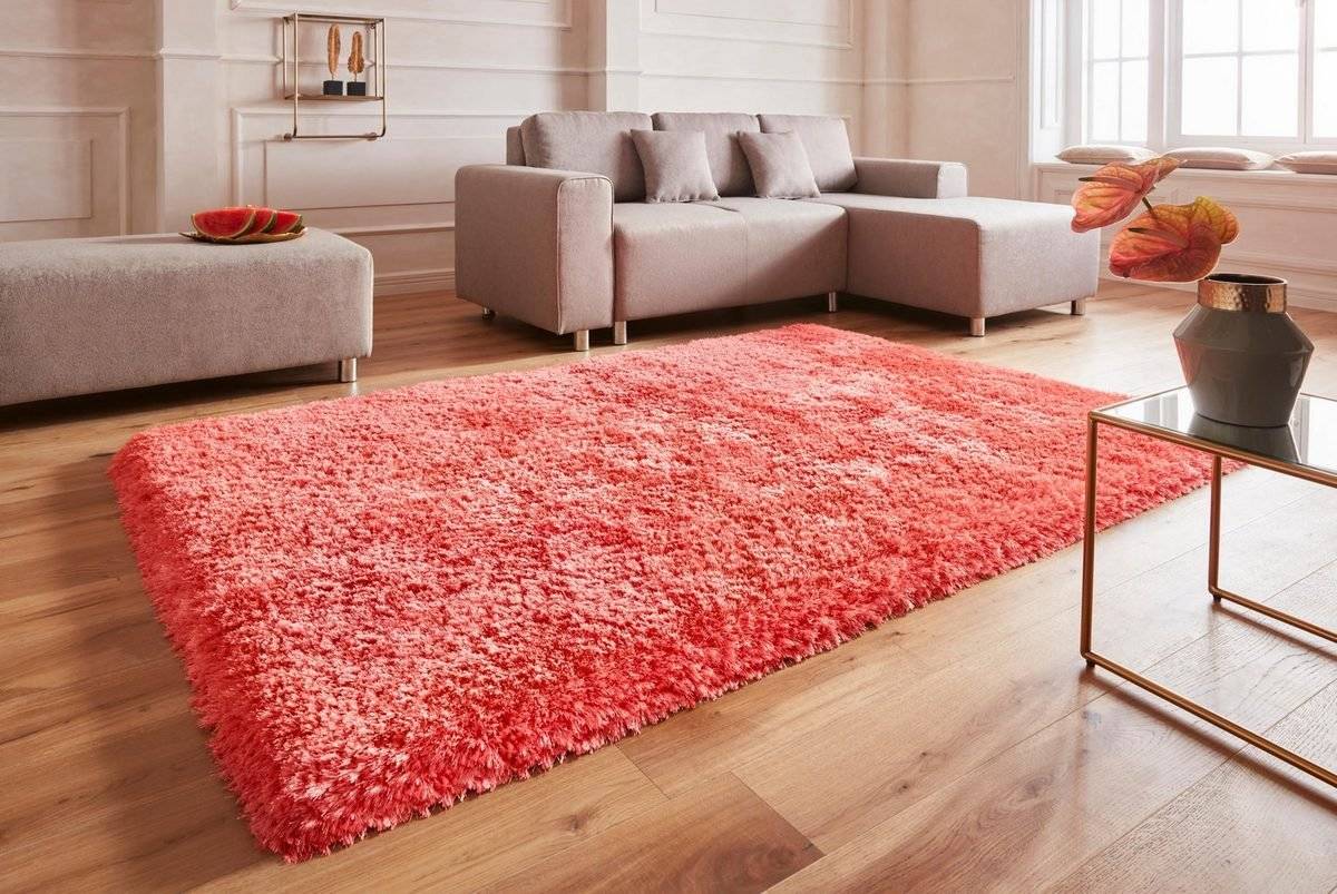 Covor Shaggy Micro exclusiv, fir înalt, corai, 300 x 400 cm Arboteca