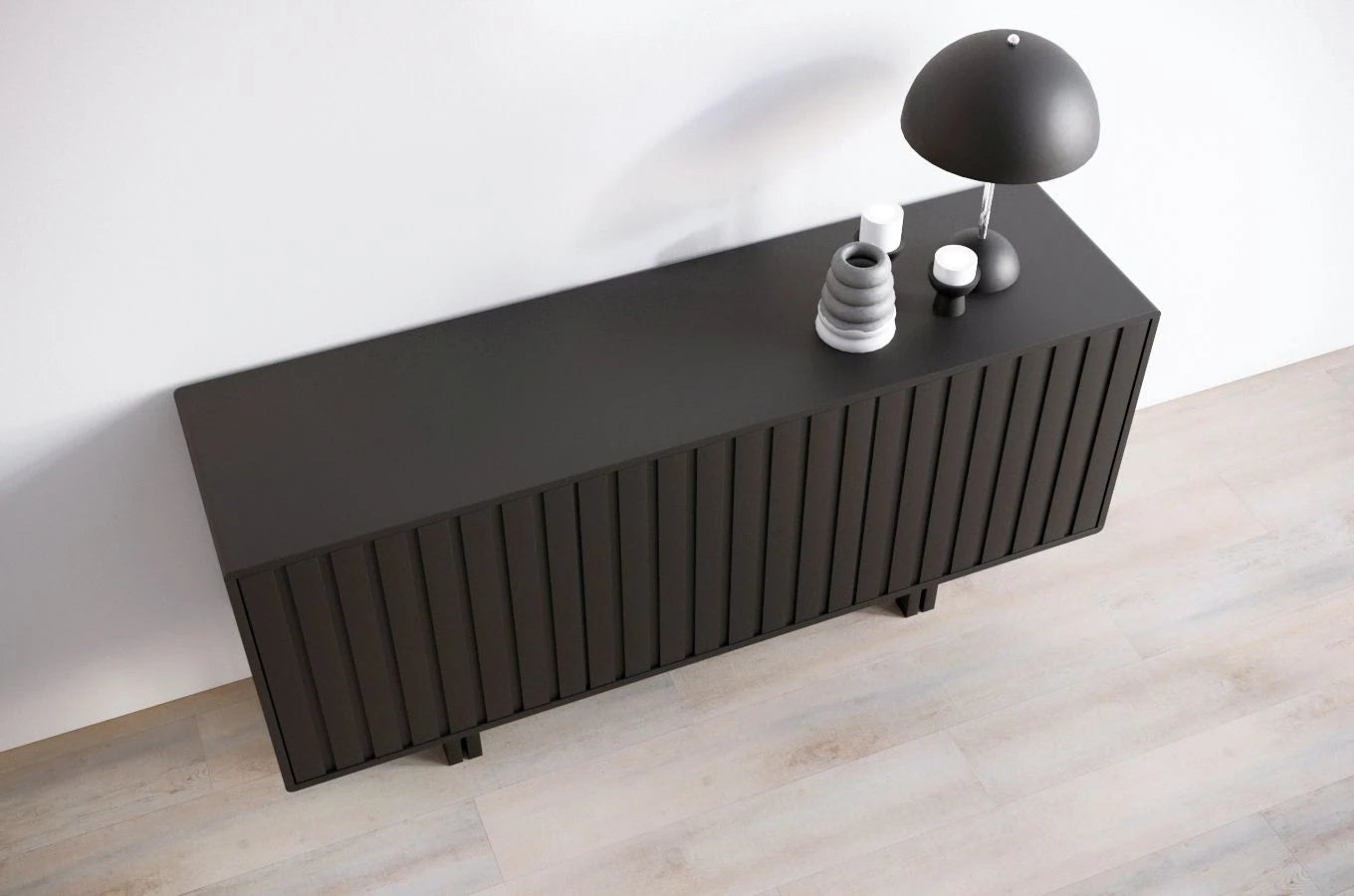 Comoda Visage, Negru, 149 cm Arboteca