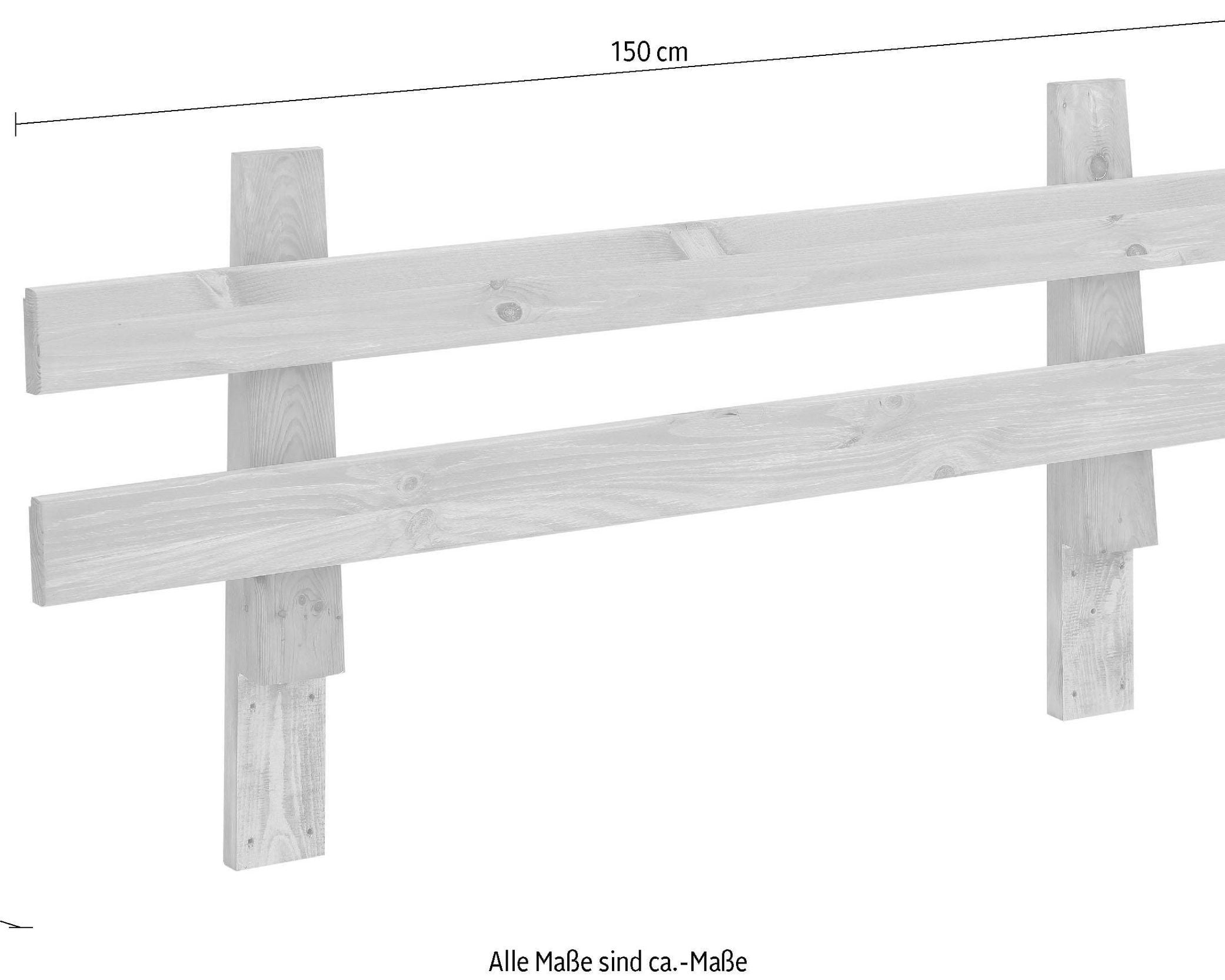 Tablie pat Volme din lemn masiv, 140 cm latime Arboteca