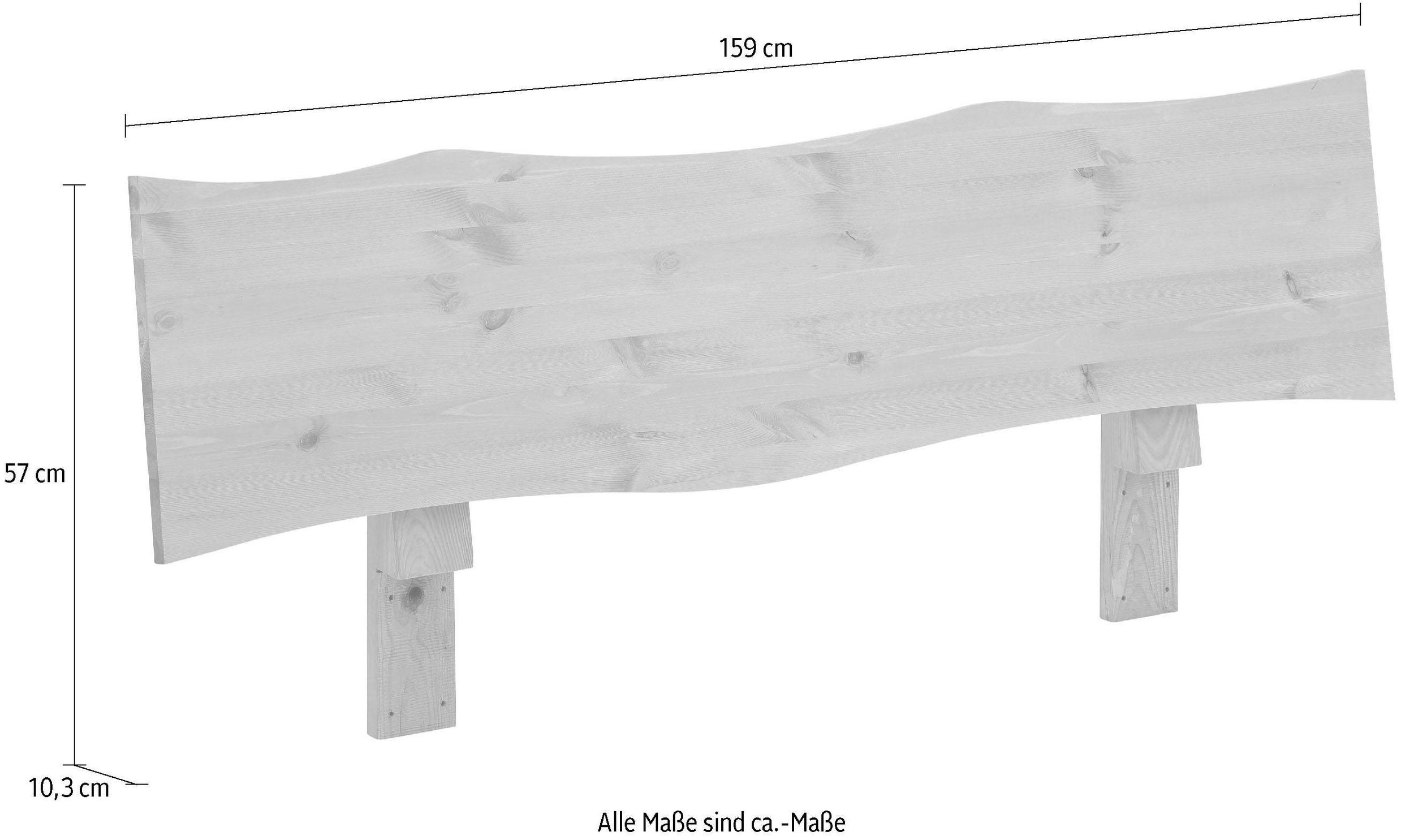 Tablie pat Volme din lemn masiv de pin, 160 cm latime Arboteca
