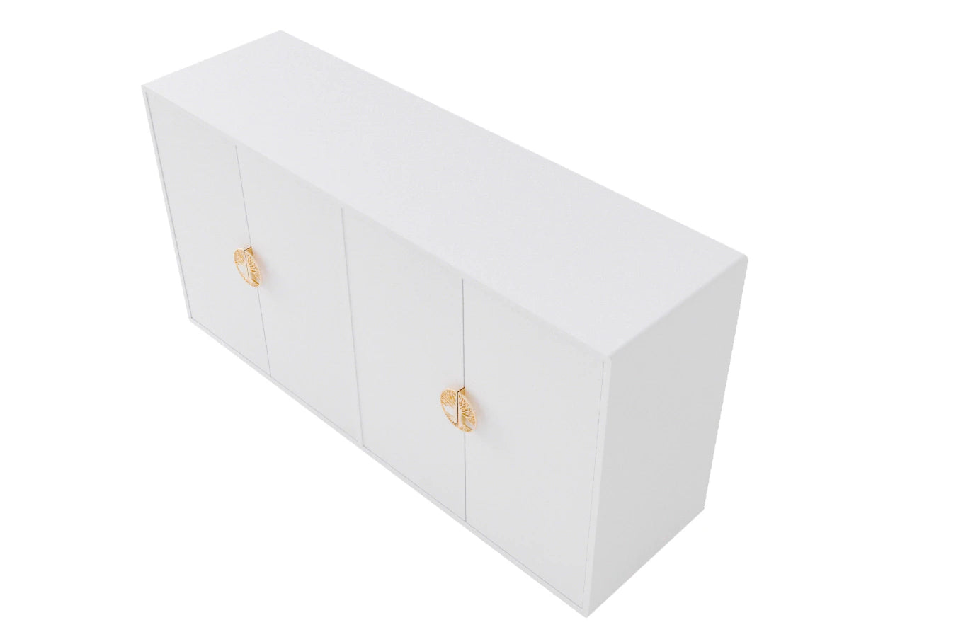 Comoda Lotus, Alb, 139 cm Arboteca