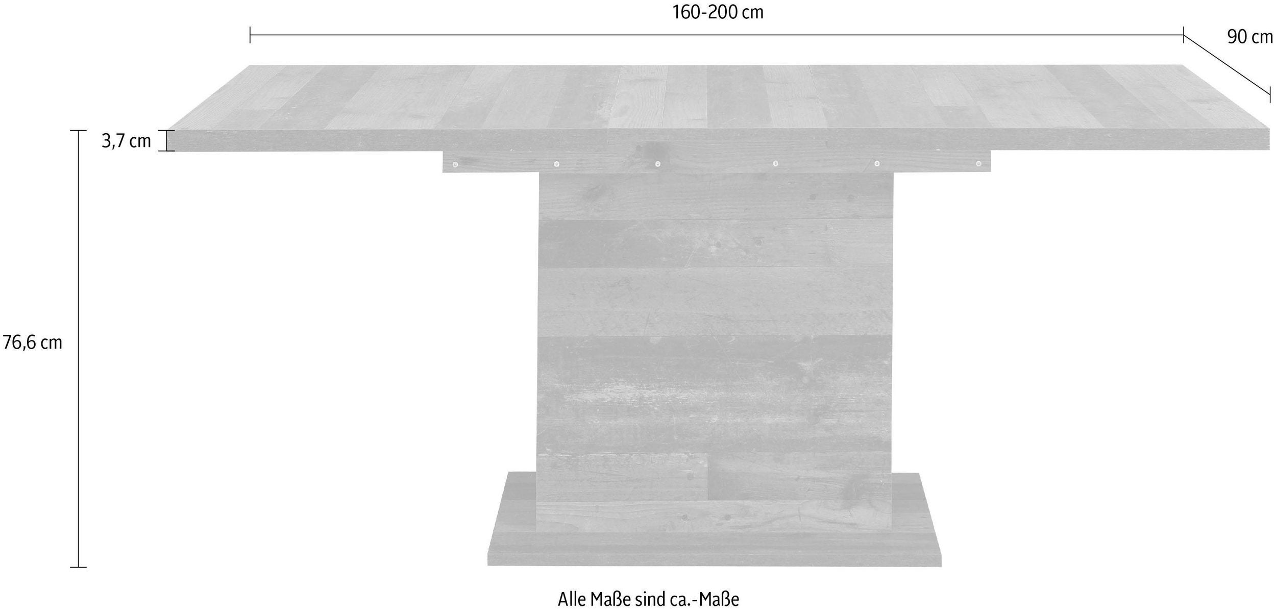 Masă de bucătărie Clif Arboteca