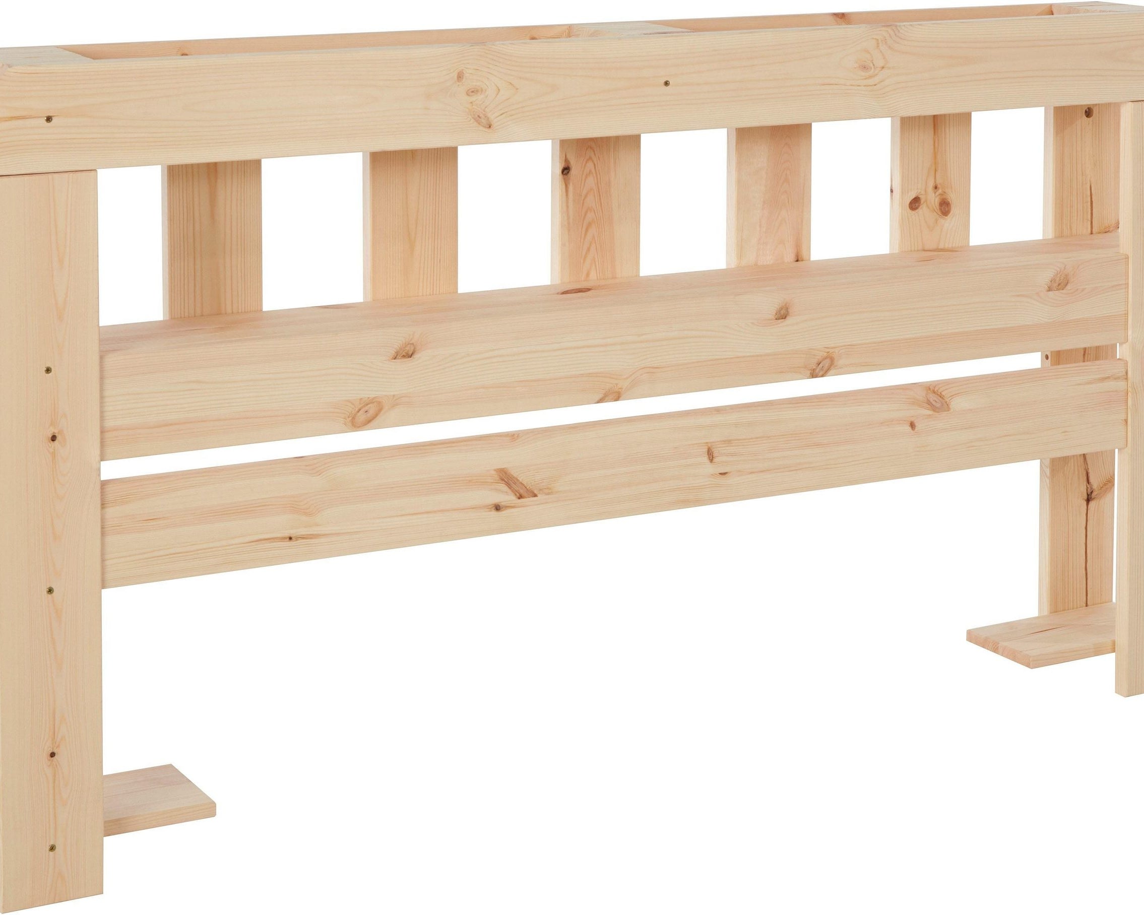 Tablie pat Alasco din lemn masiv de pin, natur, 160 cm latime Arboteca
