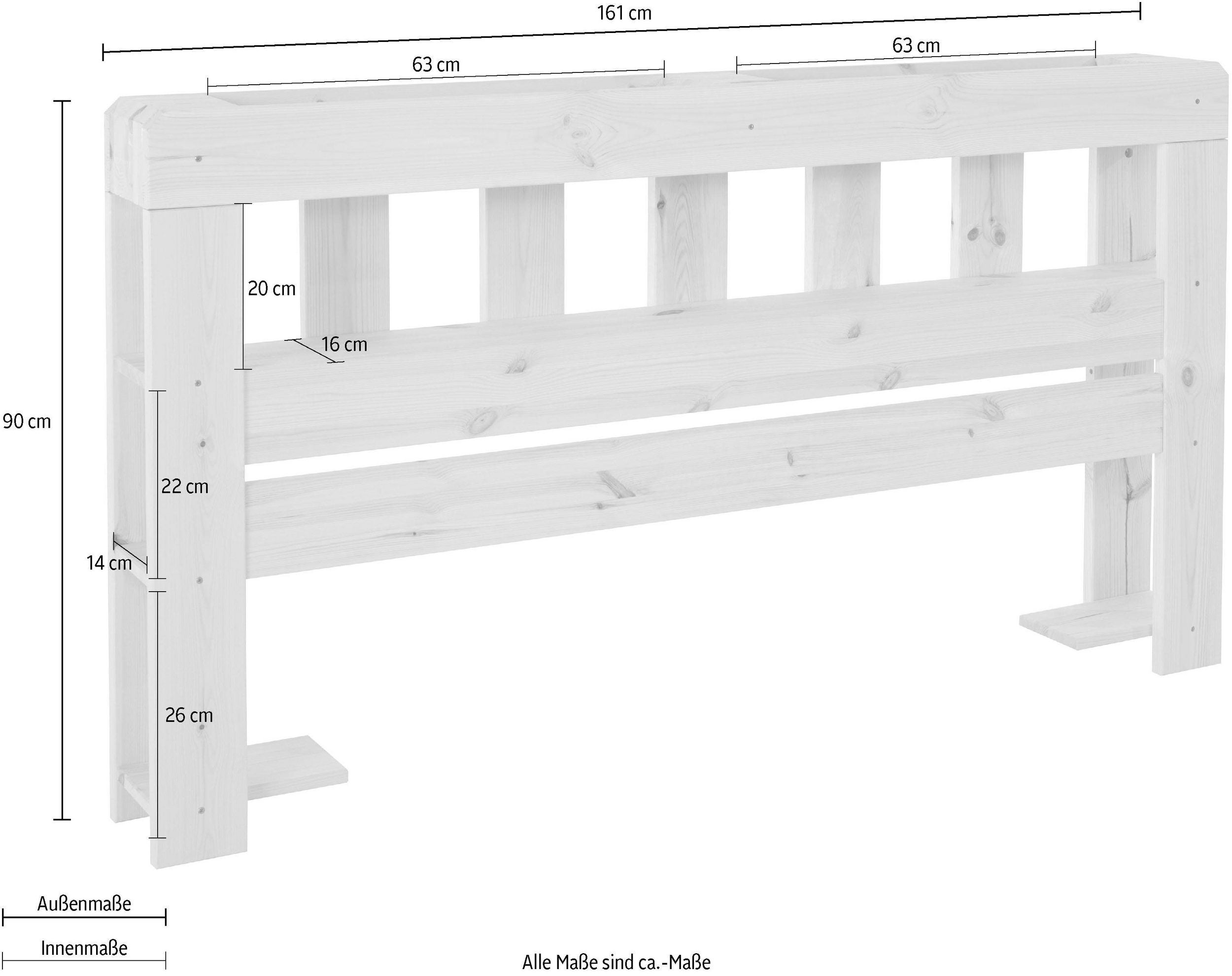 Tablie pat Alasco, 160 cm latime Arboteca