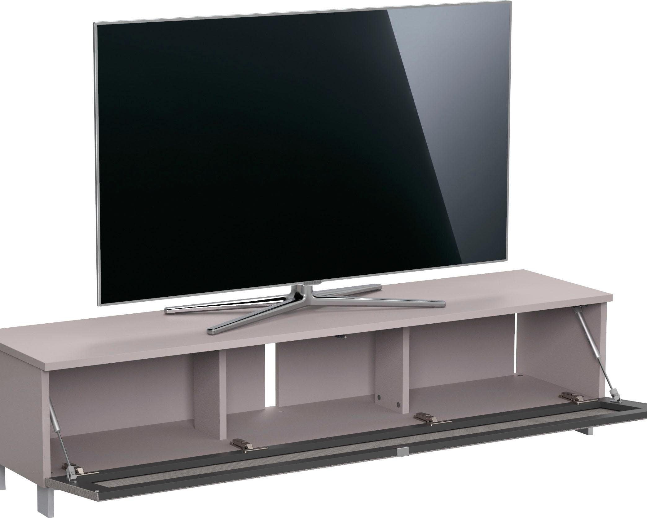 Comodă tv Just Racks, fronturi tapitate, 160 cm Arboteca