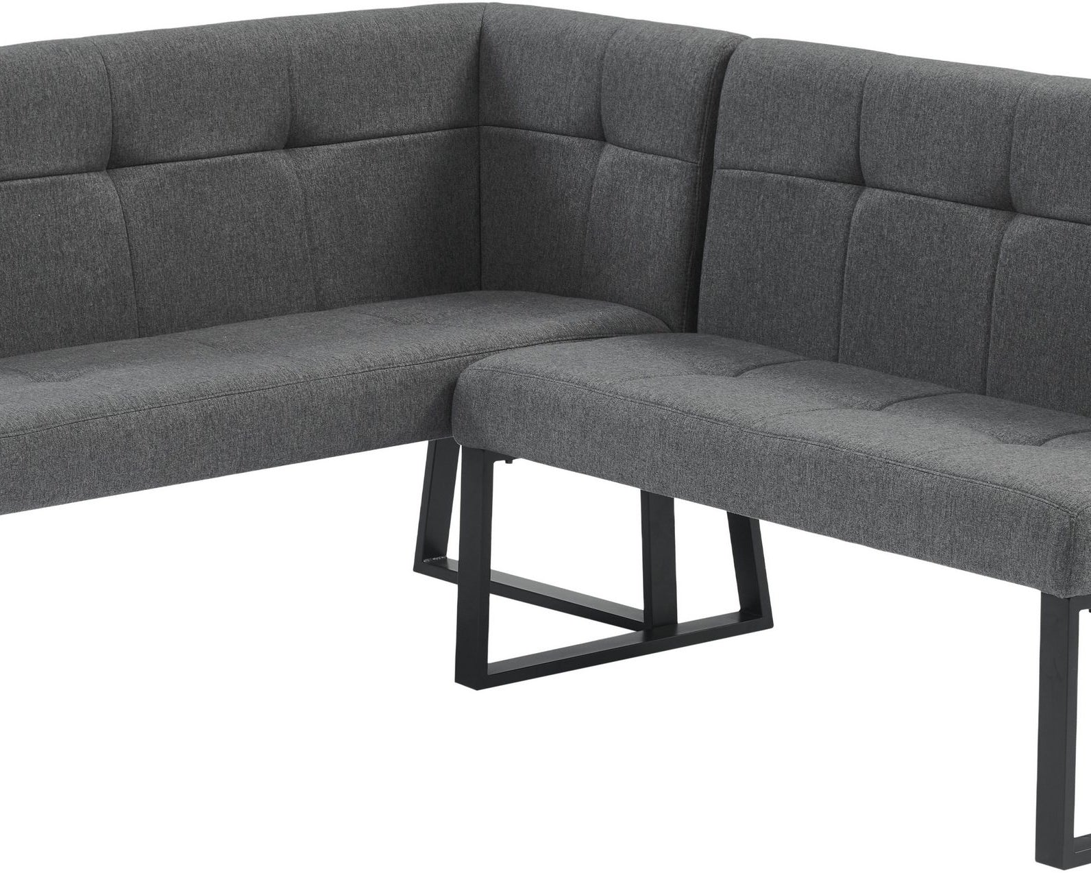 Set colțar bucătărie Geranium, masă și 2 scaune, 180×141×80,5 cm ,dreapta Arboteca