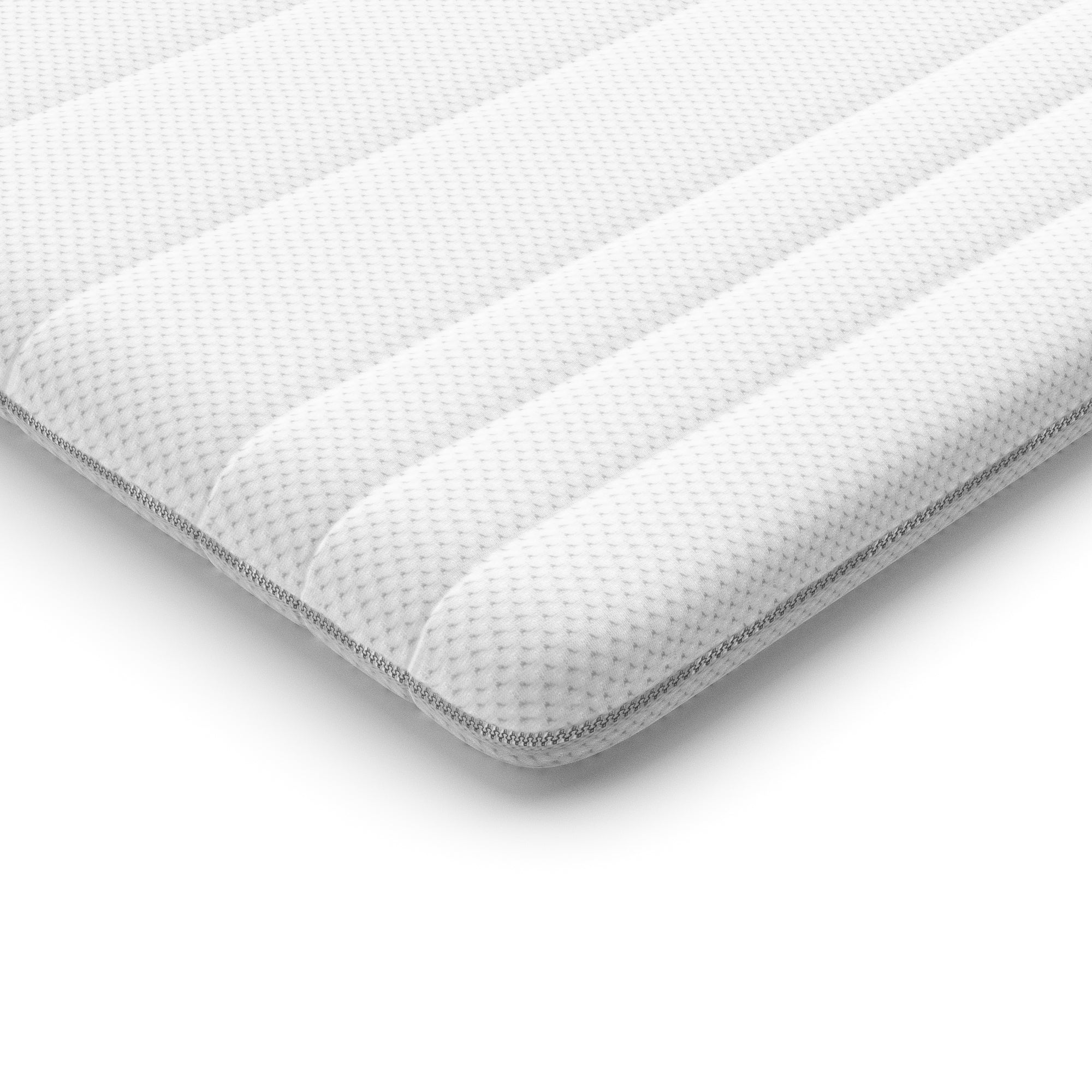 Topper saltea Classic, cu spumă poliuretanică, husă antialergică și lavabilă, Grosime: 5 cm - Prestige Home