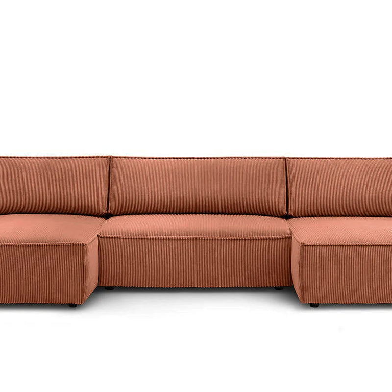 Colțar in formă de U Extensibil FIORD, cu ladă de depozitare, 356x142x83cm