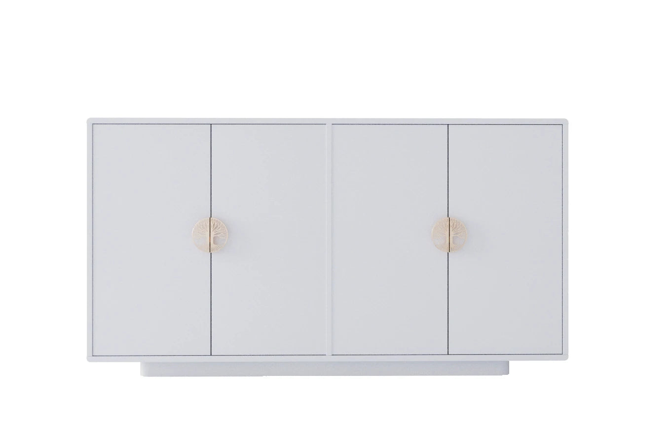 Comoda Lotus, Alb, 139 cm Arboteca