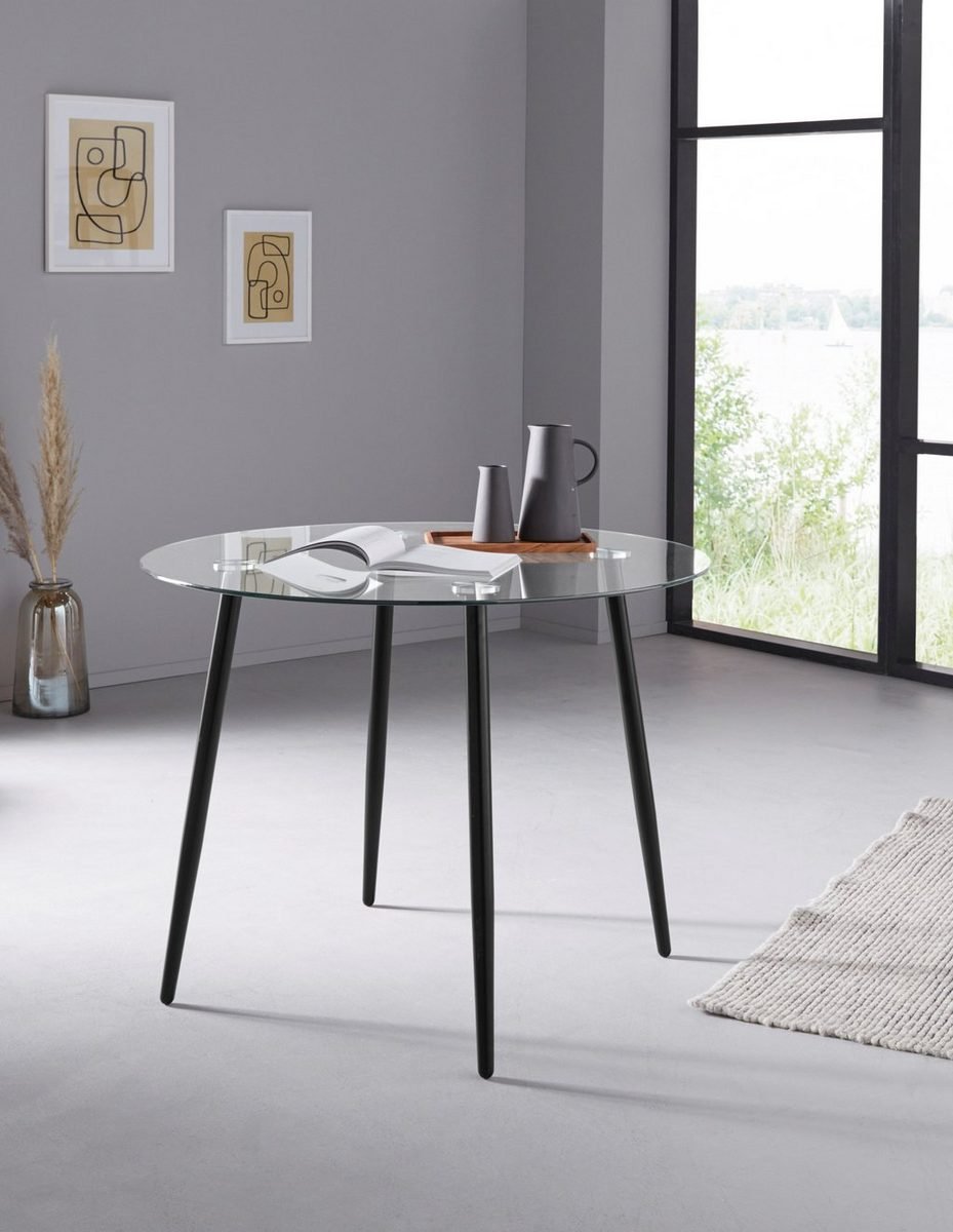 Masa Danny, 100 cm, sticla Arboteca