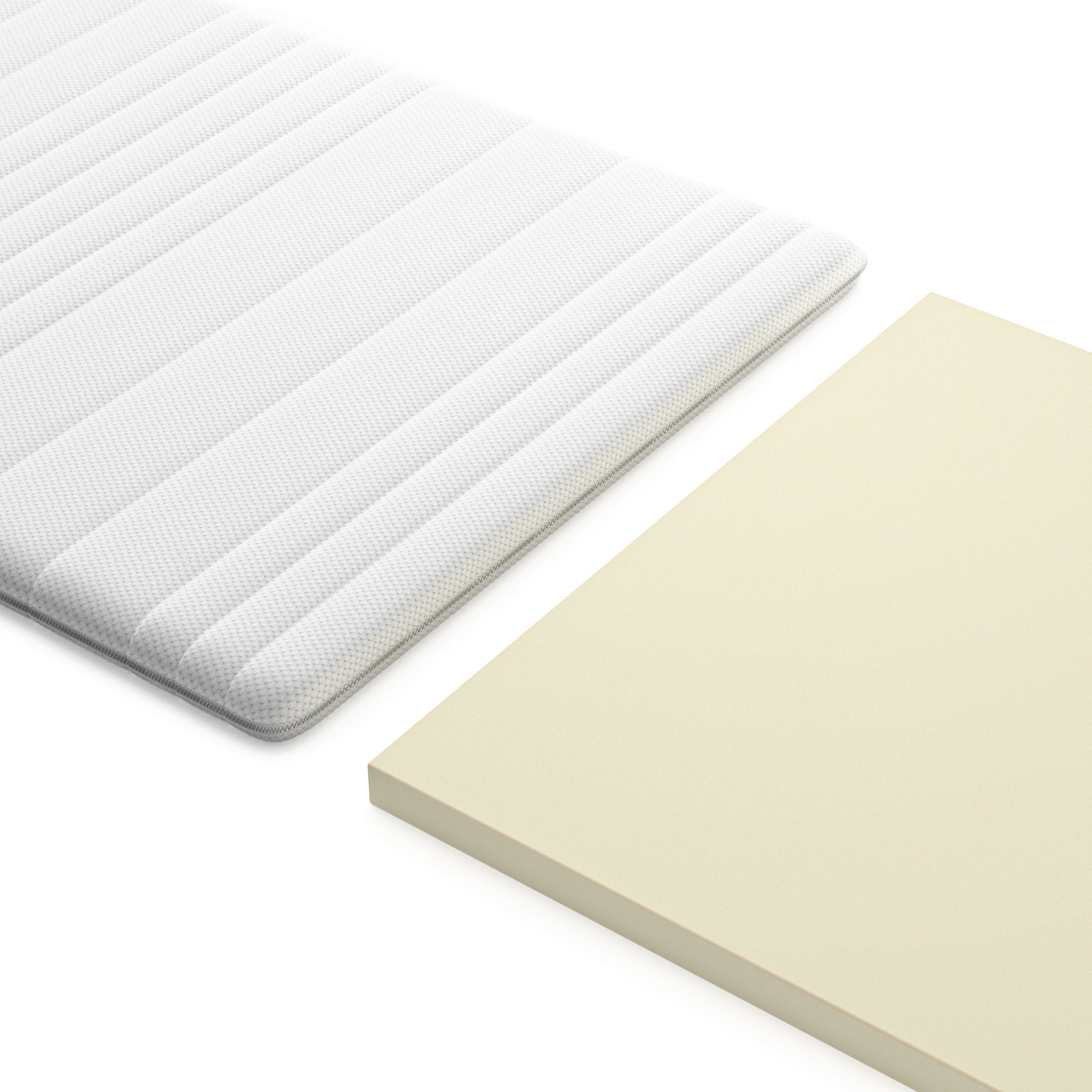 Topper saltea Memory 4 cm, cu spumă memory, husă antialergică și lavabilă, Grosime: 5 cm - Prestige Home