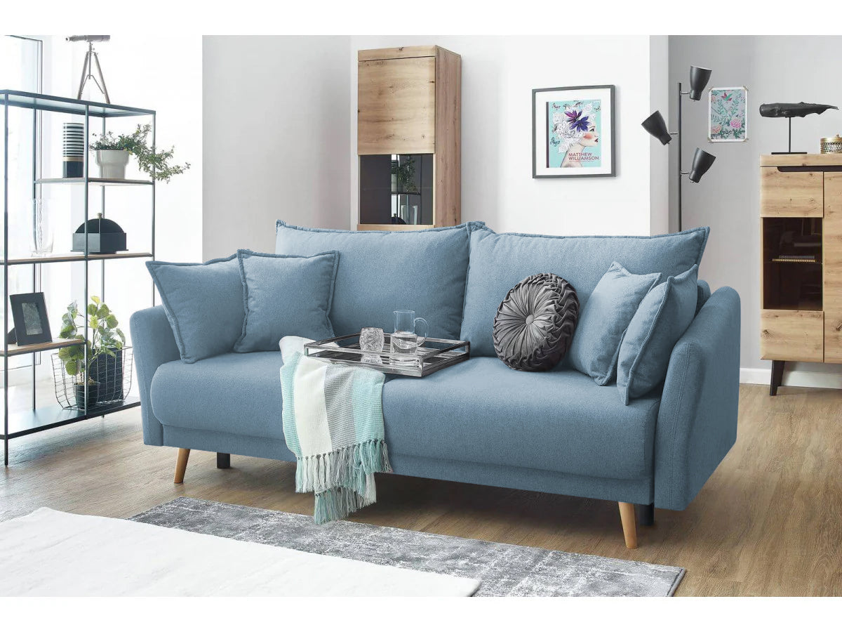 Canapea Extensibilă 3 locuri JULIET, cu ladă de depozitare, 215x88x95 cm Prestige Home