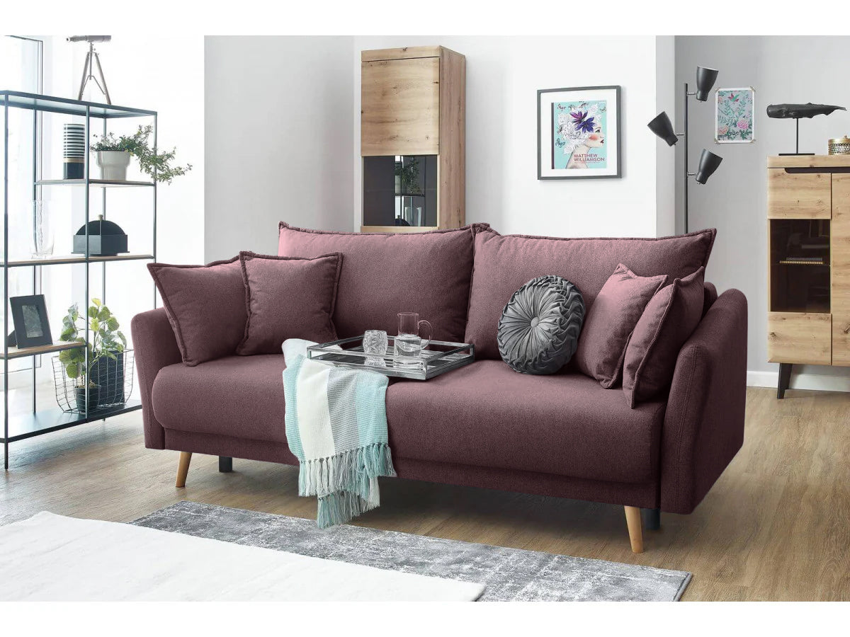 Canapea Extensibilă 3 locuri JULIET, cu ladă de depozitare, 215x88x95 cm Prestige Home
