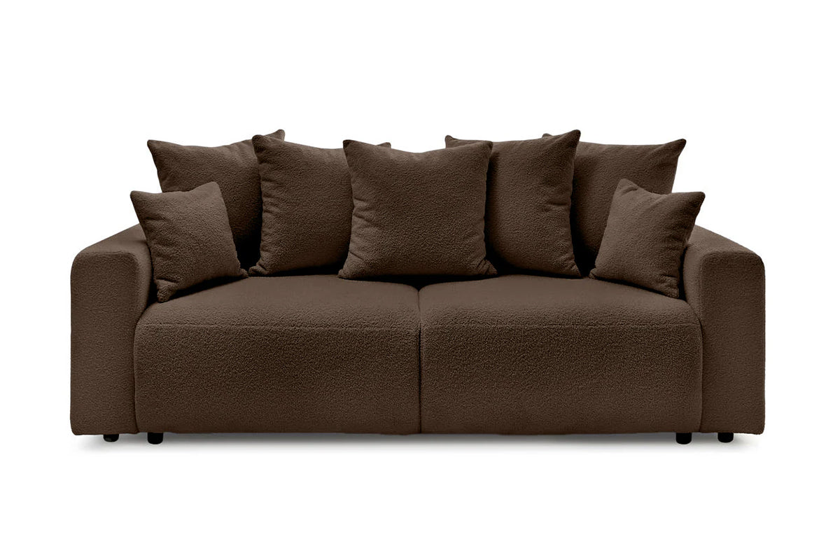Canapea Extensibilă 3 locuri LIVIGNO, cu ladă de depozitare, 235x93x100 cm Maro-Anthology Prestige Home