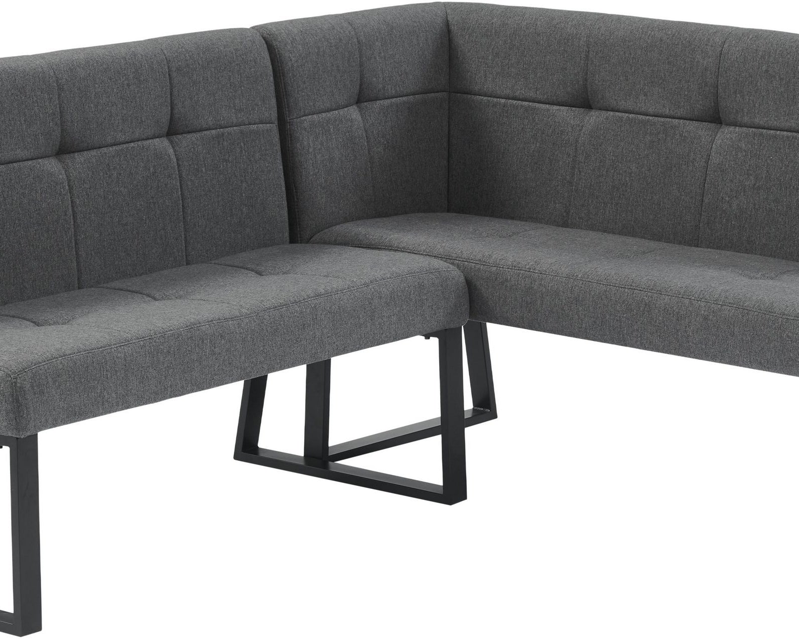 Set colțar bucătărie Geranium, masă și 2 scaune, 180×141×80,5 cm Arboteca