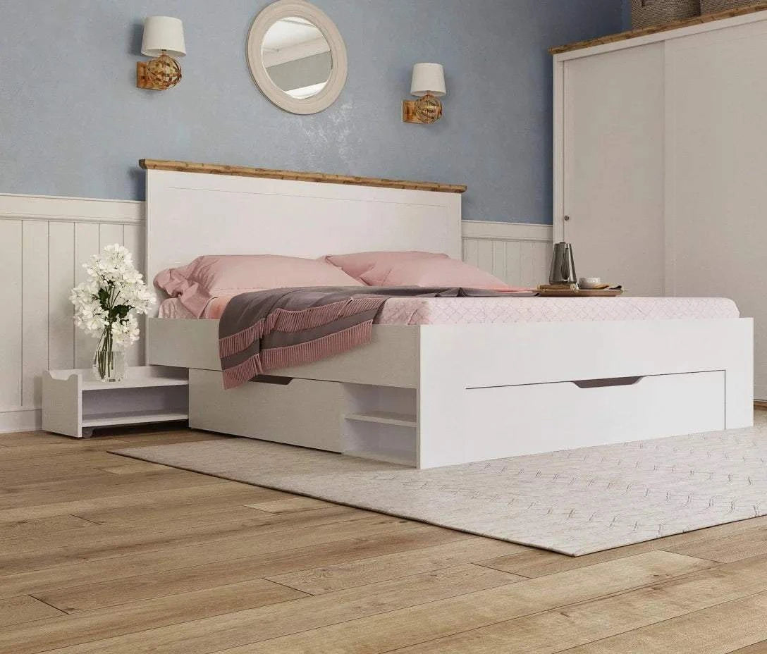 Pat Banburry cu sertare, 90/200cm Arboteca