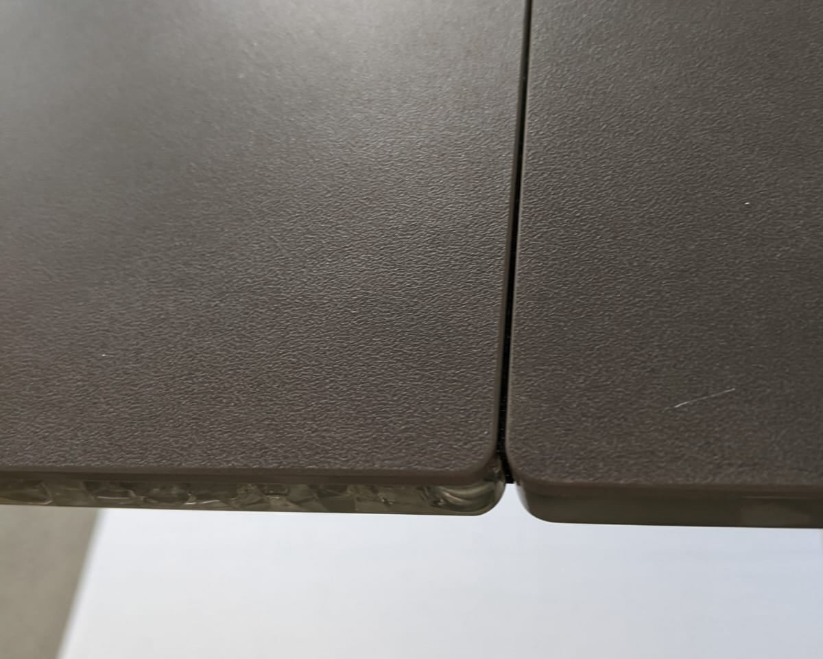 Masă extensibilă Nagano 160–240 cm, blat ceramic antracit Arboteca