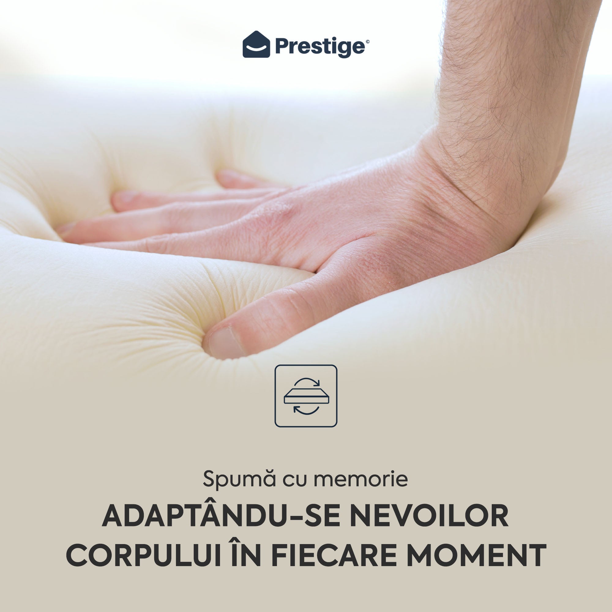 Saltea Ideal Sleep HOTEL SERIES CALIFORNIA LUX MEMORY, Arcuri Bonell, spumă poliuretanică elastică, spumă cu memorie, husă cu aerisire optimă, superortopedică, Grosime 28 cm - Prestige Home