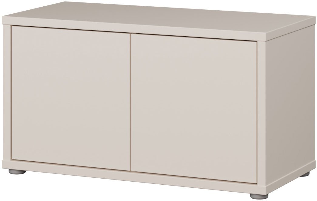 Bancă de pantofi Alice Springs, 8 perechi, bej, 74×41×35 cm, Push-to-Open Arboteca