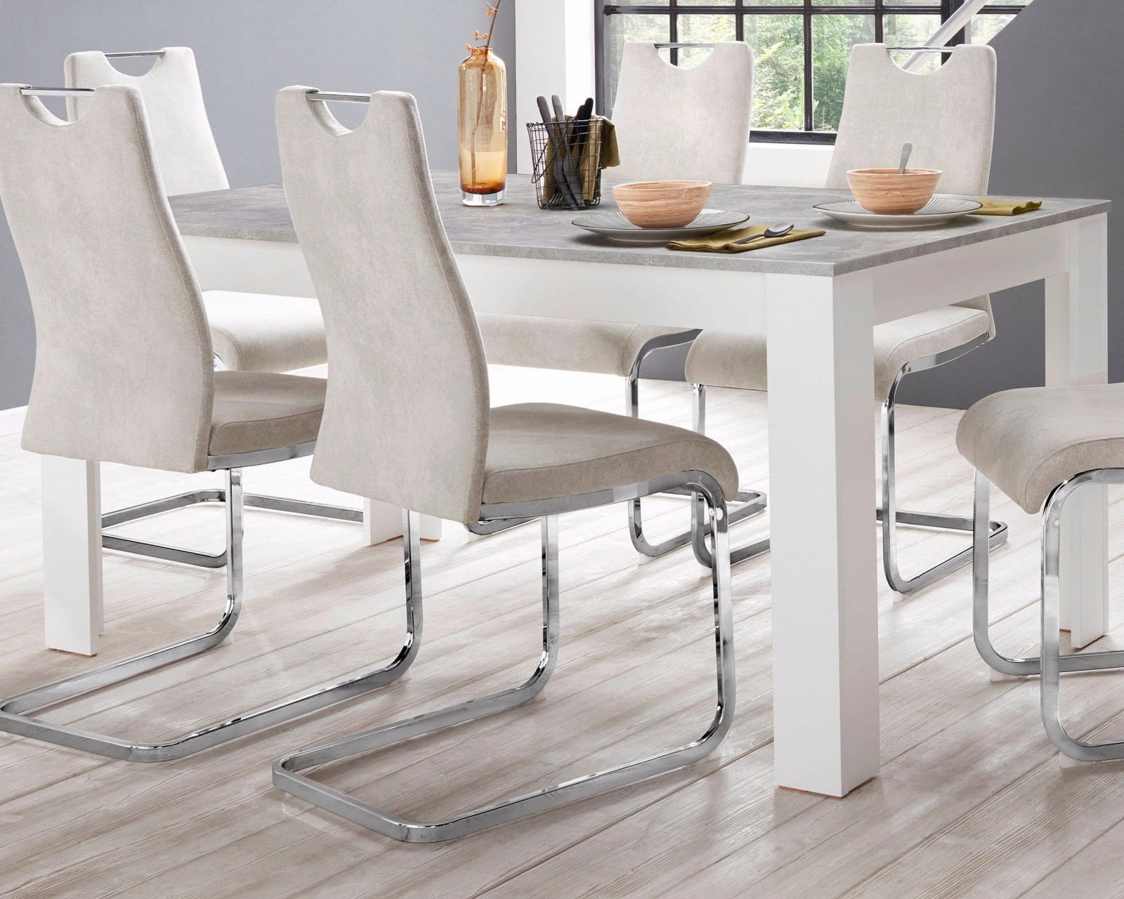 Masă dining 160 cm, PAL Arboteca