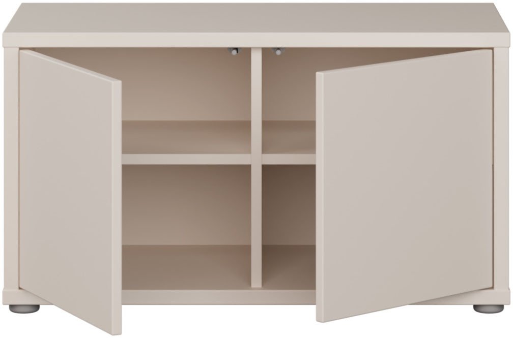 Bancă de pantofi Alice Springs, 8 perechi, bej, 74×41×35 cm, Push-to-Open Arboteca