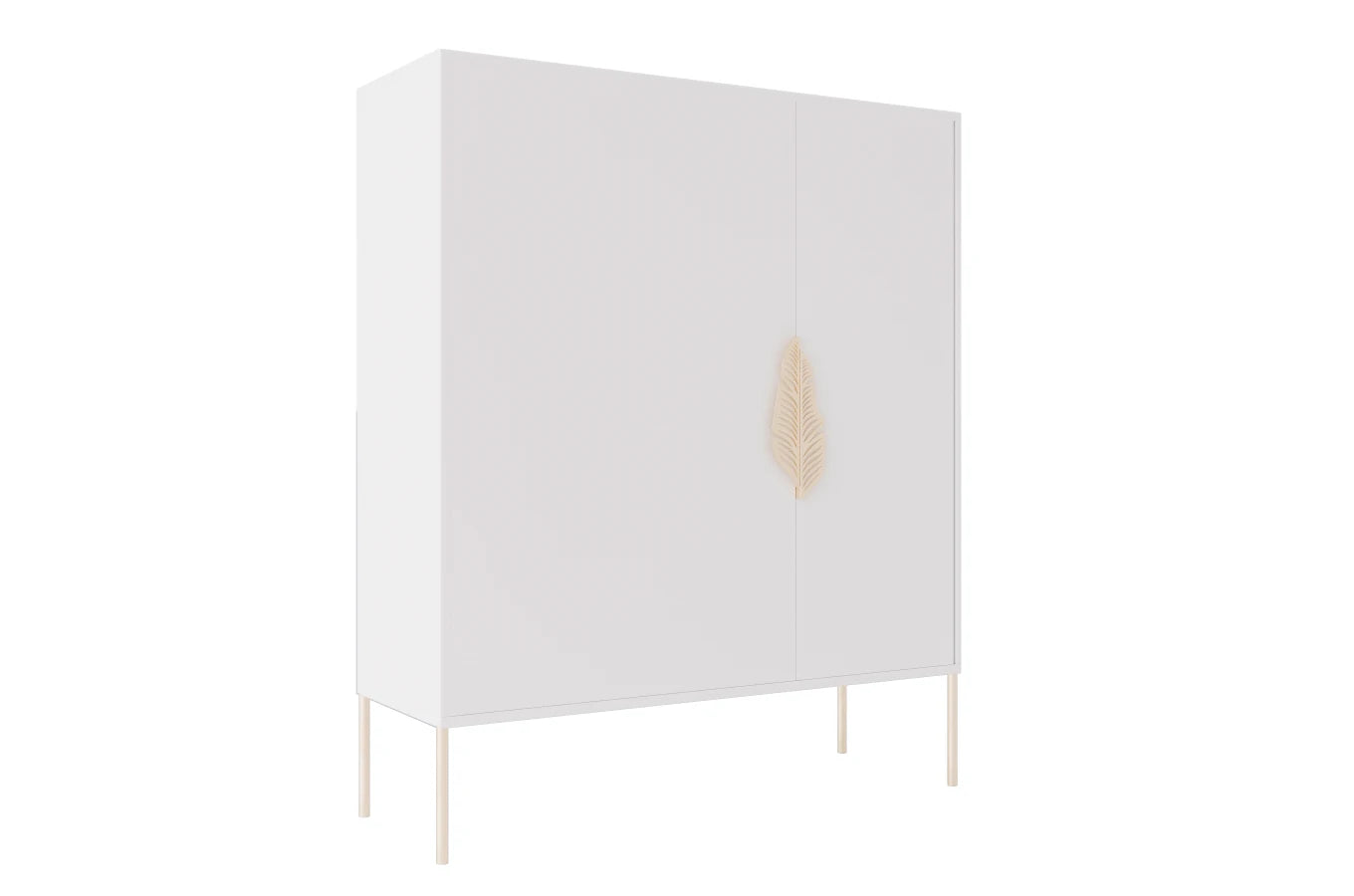 Pantofar Ayana, Alb/Auriu Arboteca