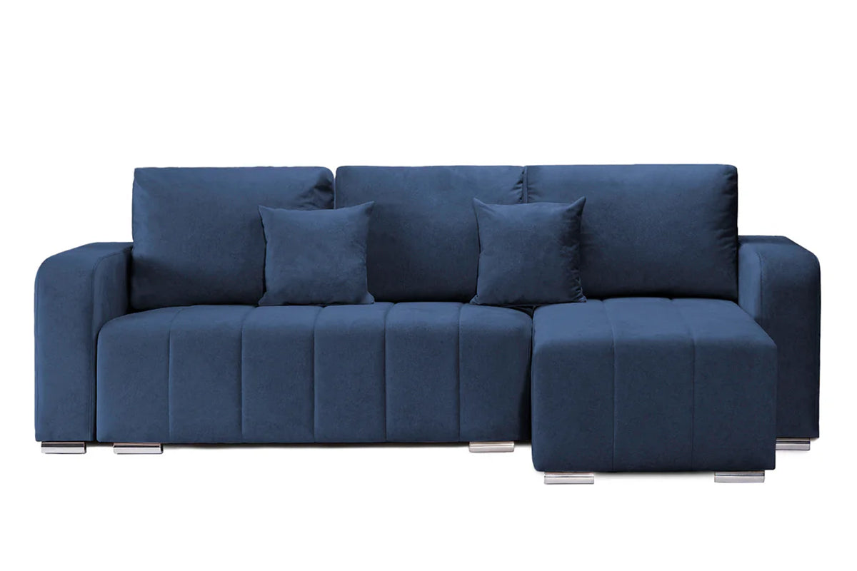 Colțar Extensibil DIEGO, cu lada depozitare, sezlong interschimbabil, 230x190x93cm, Prestigehome.ro, #color_Albastru-Whisper
