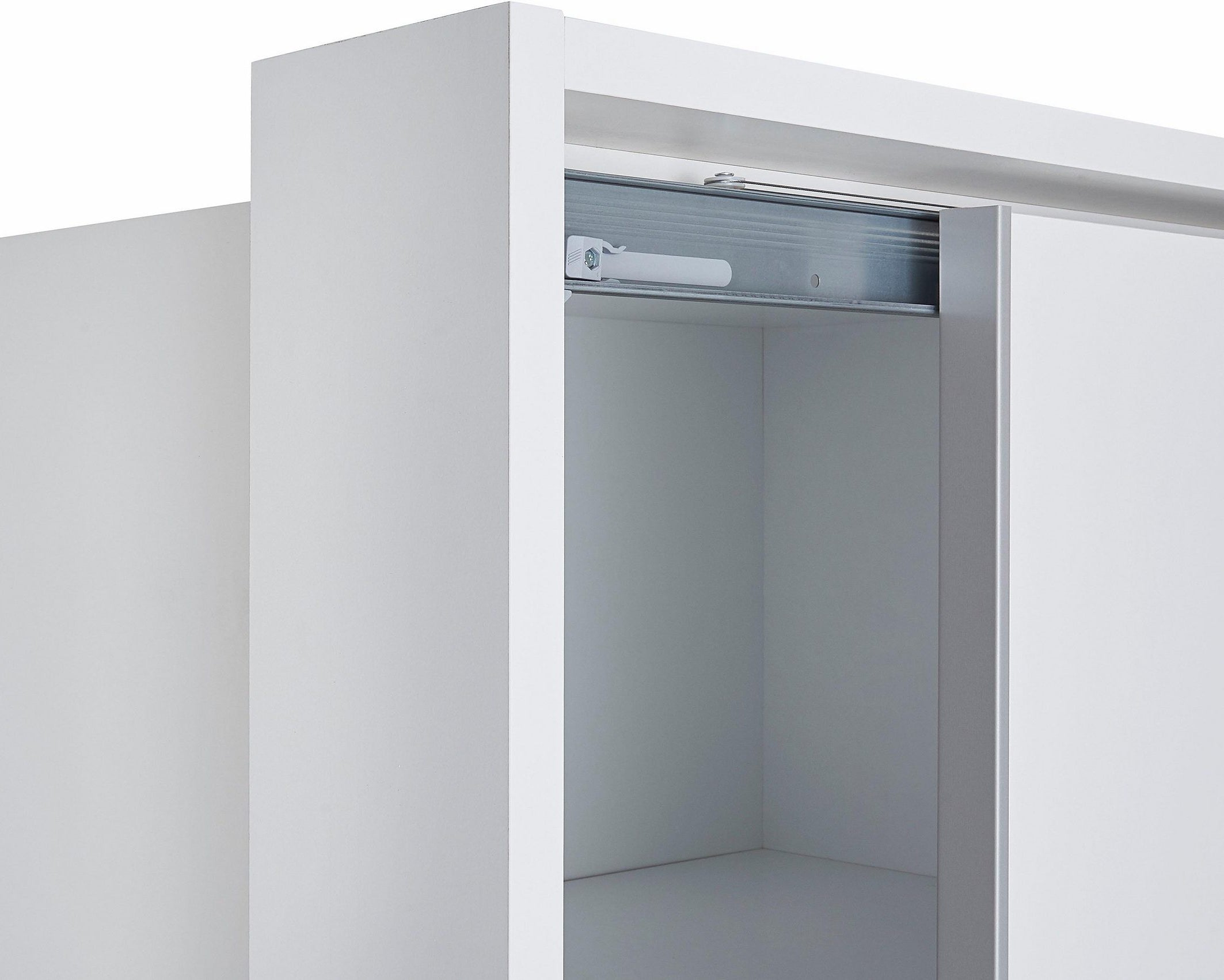 Ramă dulap cu iluminare, 280 cm, alb Arboteca