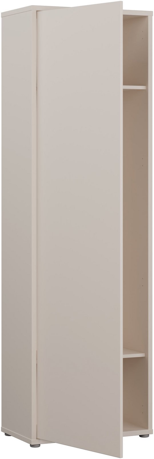 Dulap de hol Alice Springs, alb, 60×192×35 cm, Push-to-Open Arboteca