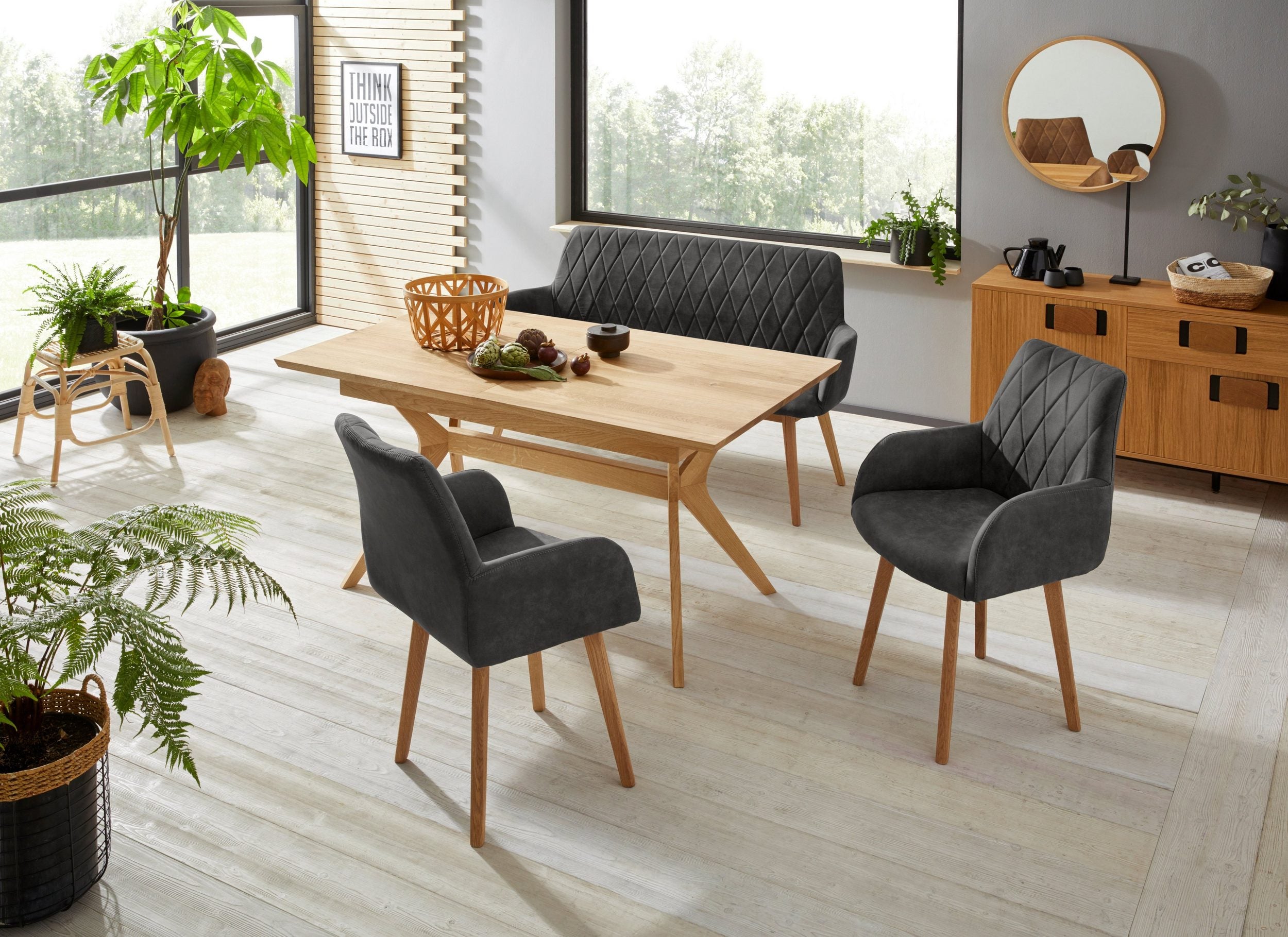 Bancă tapițată Brest Arboteca